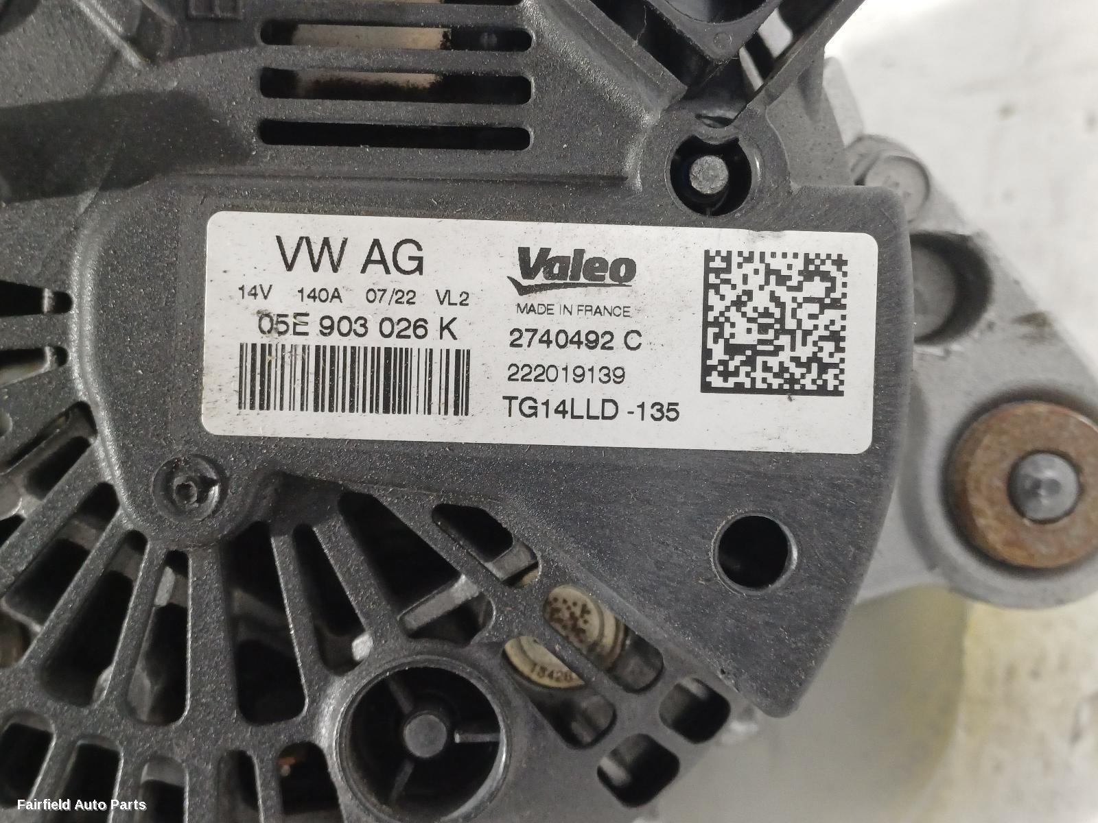 2020-2025 Skoda Kamiq Alternator