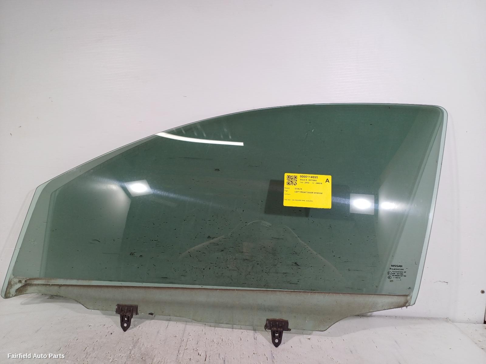 2007-2014 Nissan Dualis Left Front Door Window