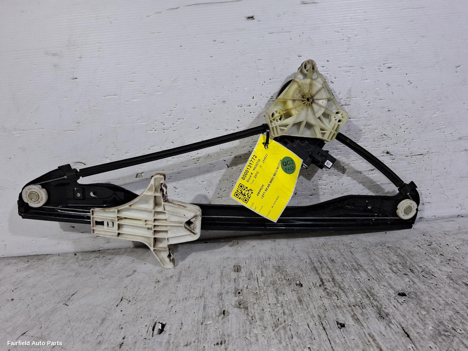 2010-2022 Volkswagen Amarok Left Rear Wnd Reg Motor