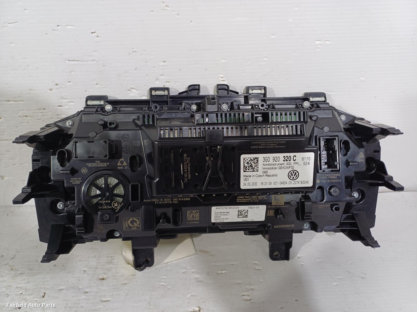 2021-2024 Volkswagen Tiguan Instrument Cluster