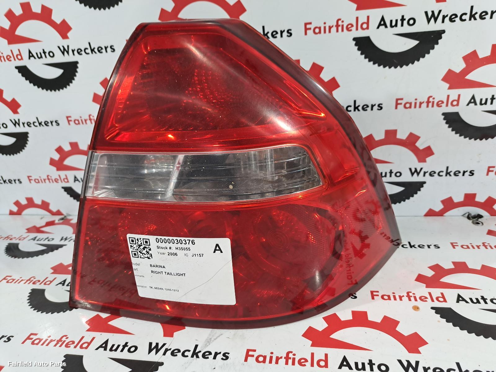 2006 Holden Barina Right Taillight