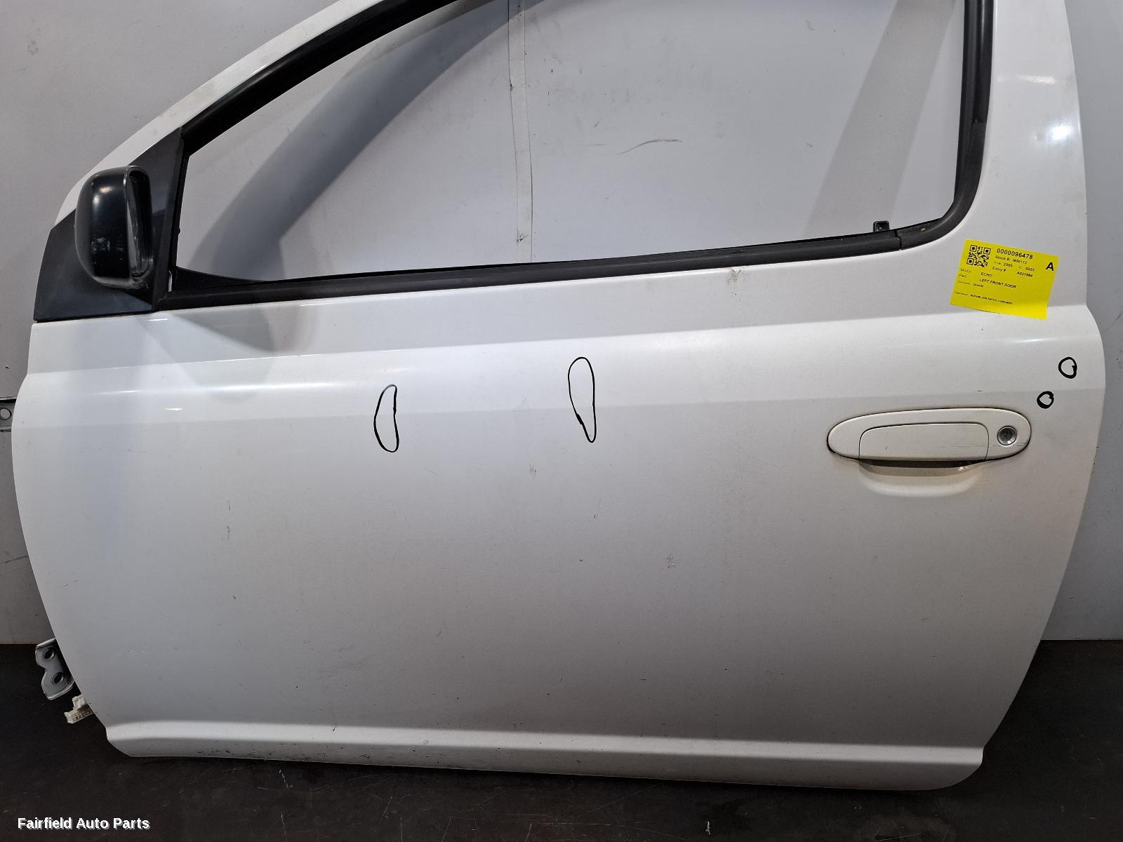 1999-2005 Toyota Echo Left Front Door
