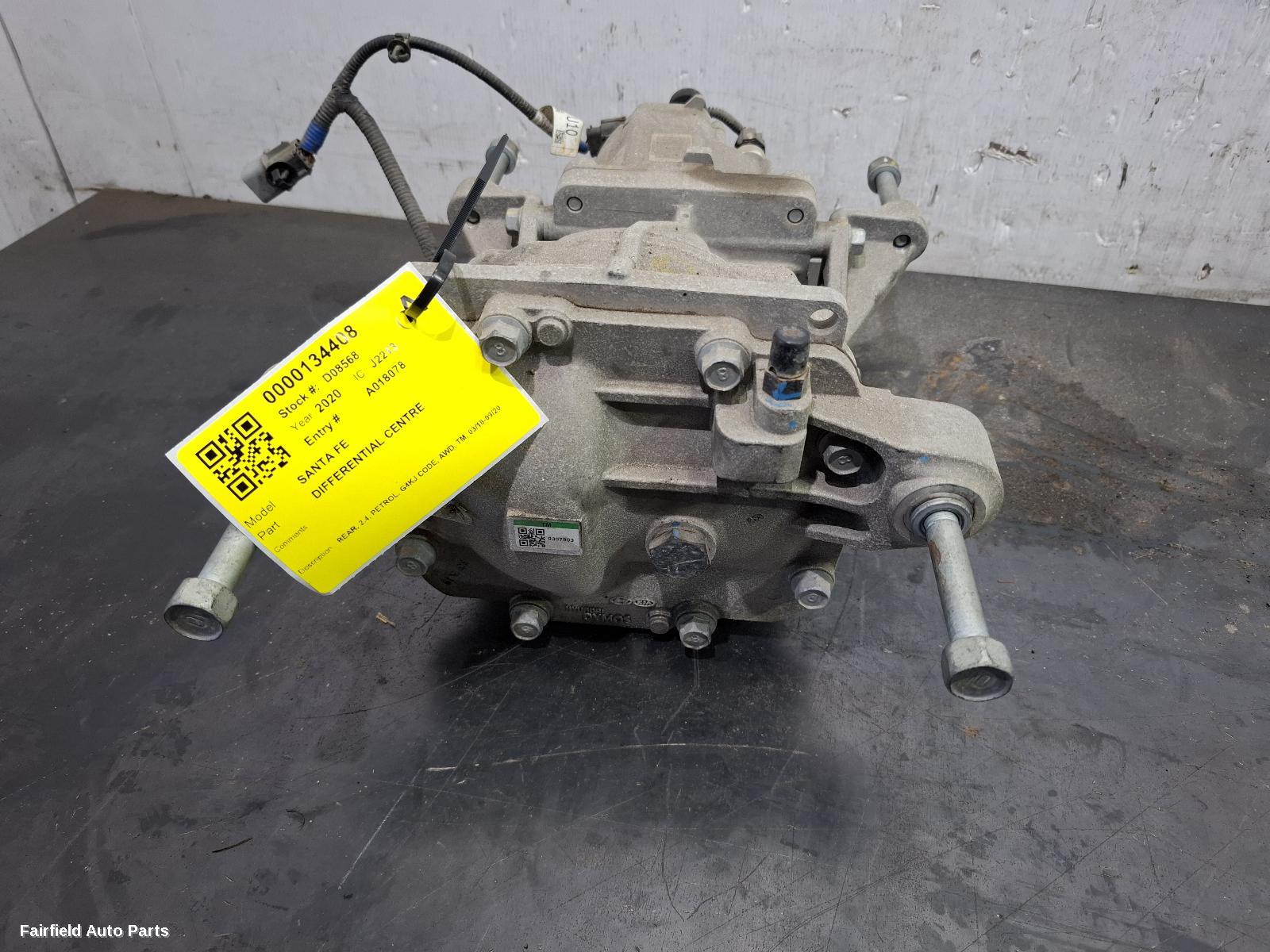 2018-2020 Hyundai Santa Fe Differential Centre