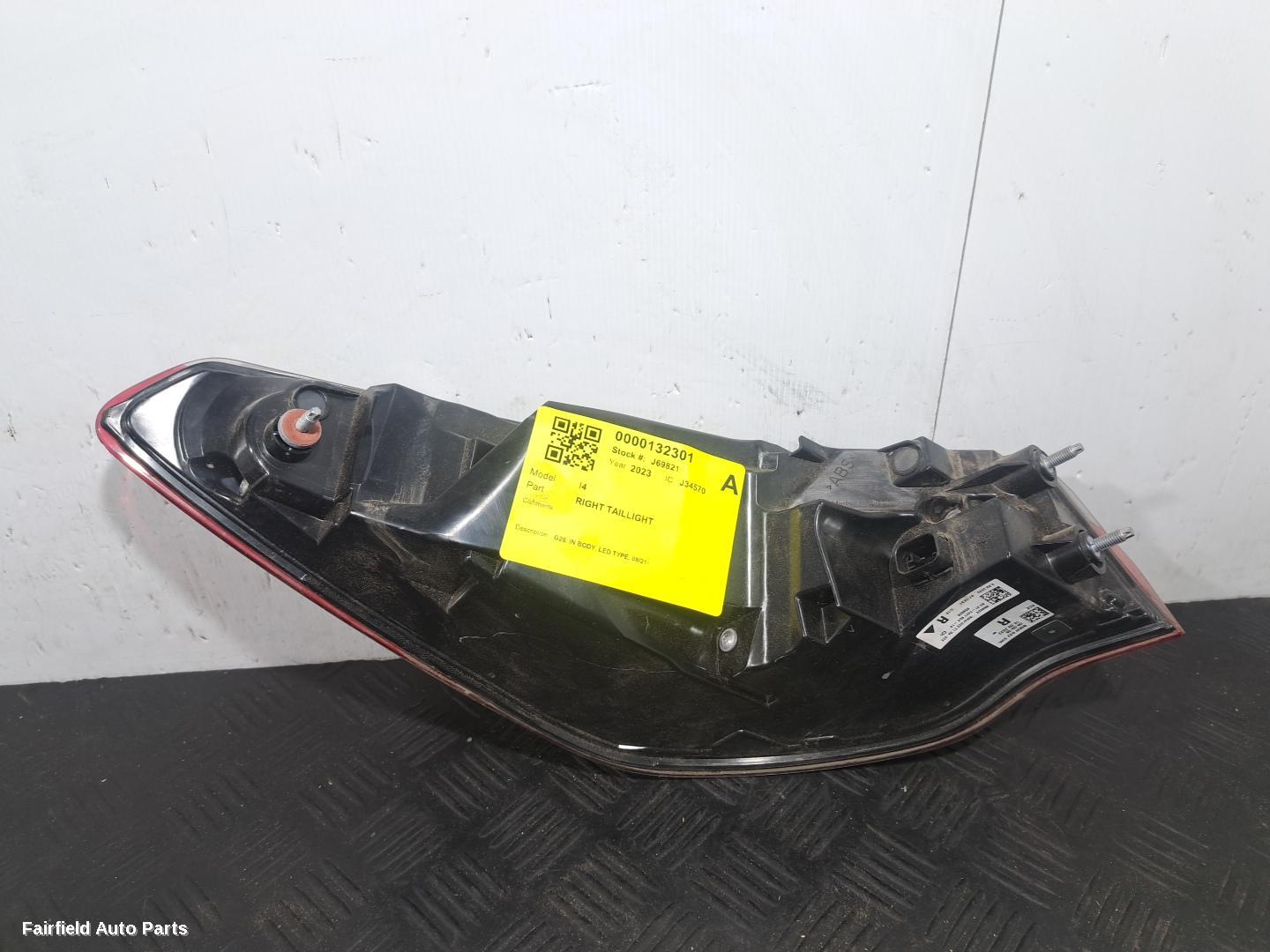 2021-2024 Bmw I4 Right Taillight