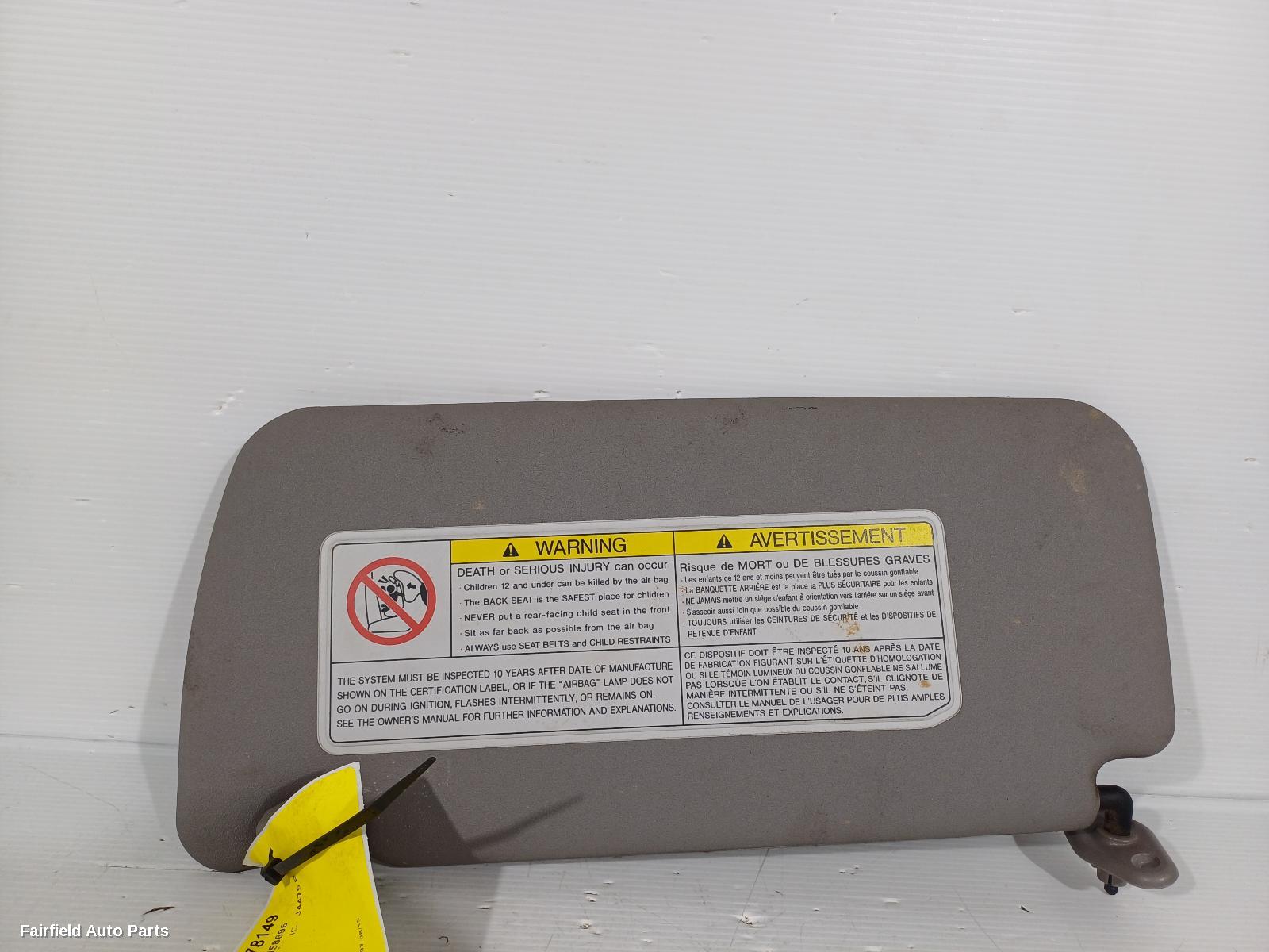 1997-2015 Nissan Navara Sunvisor