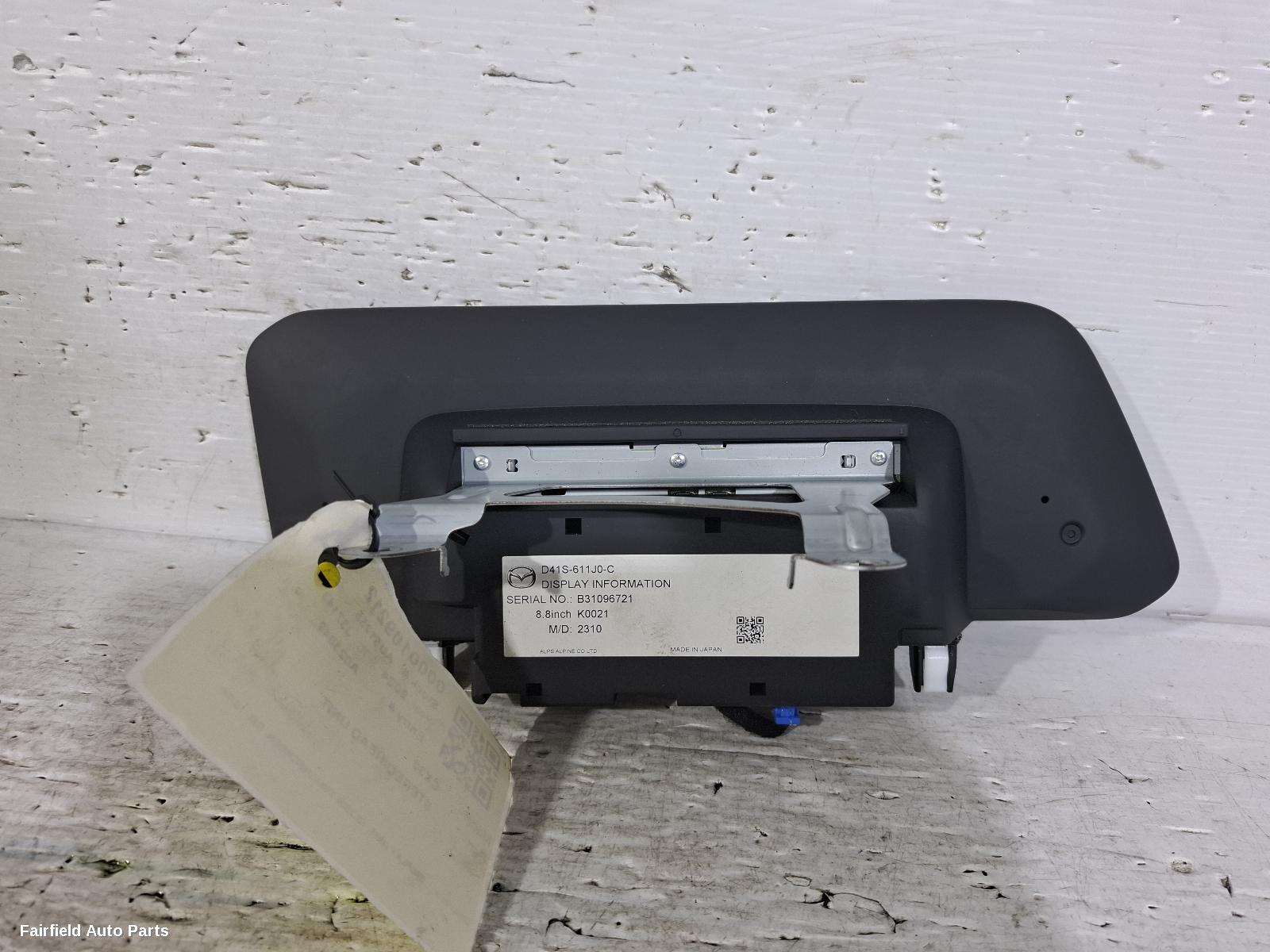 2019-2025 Mazda Cx30 Radio Cd Dvd Sat Tv