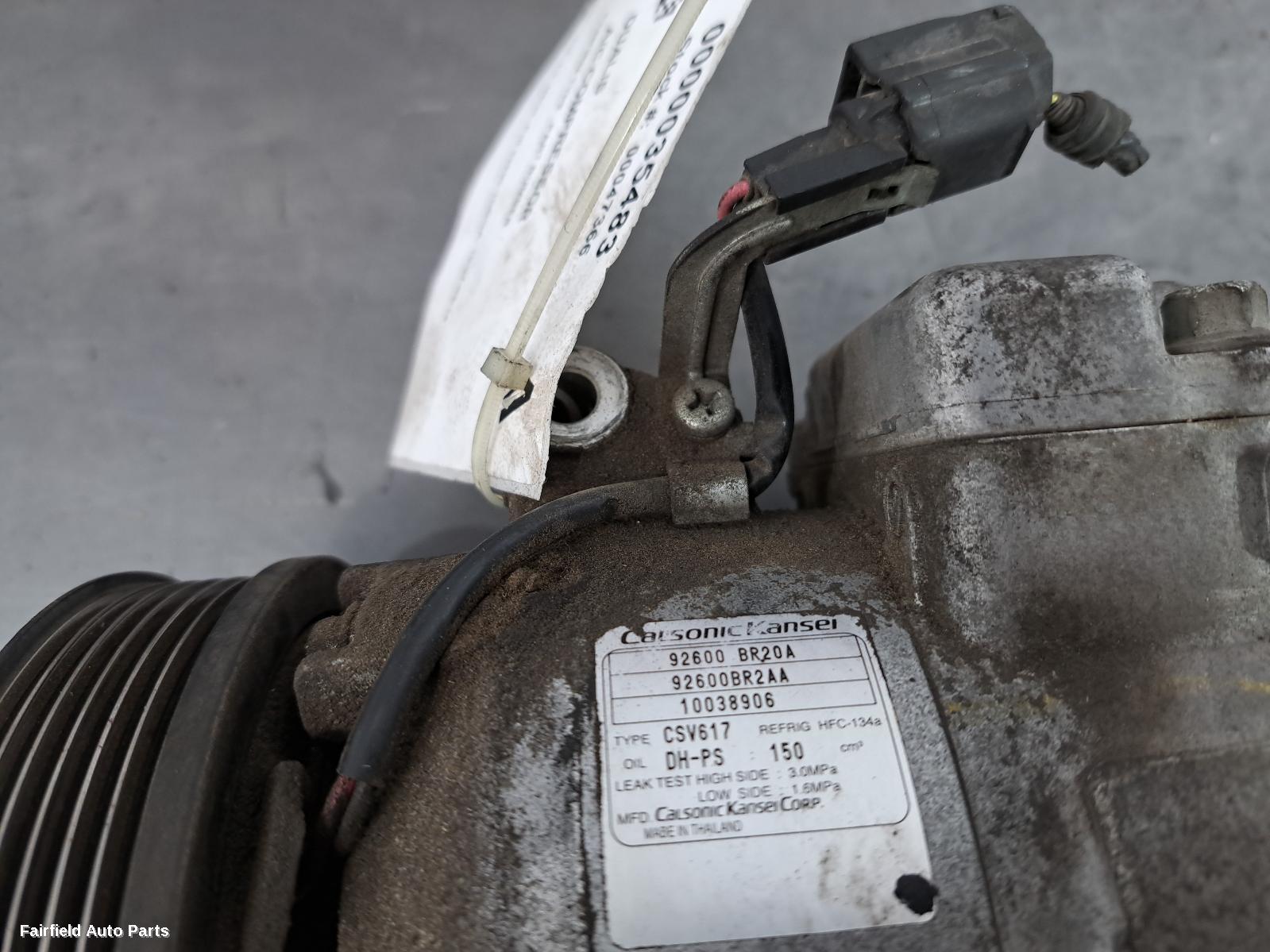 2007-2014 Nissan Dualis A C Compressor
