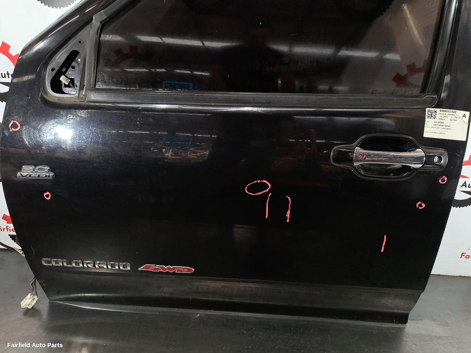 2008-2011 Holden Colorado Left Front Door