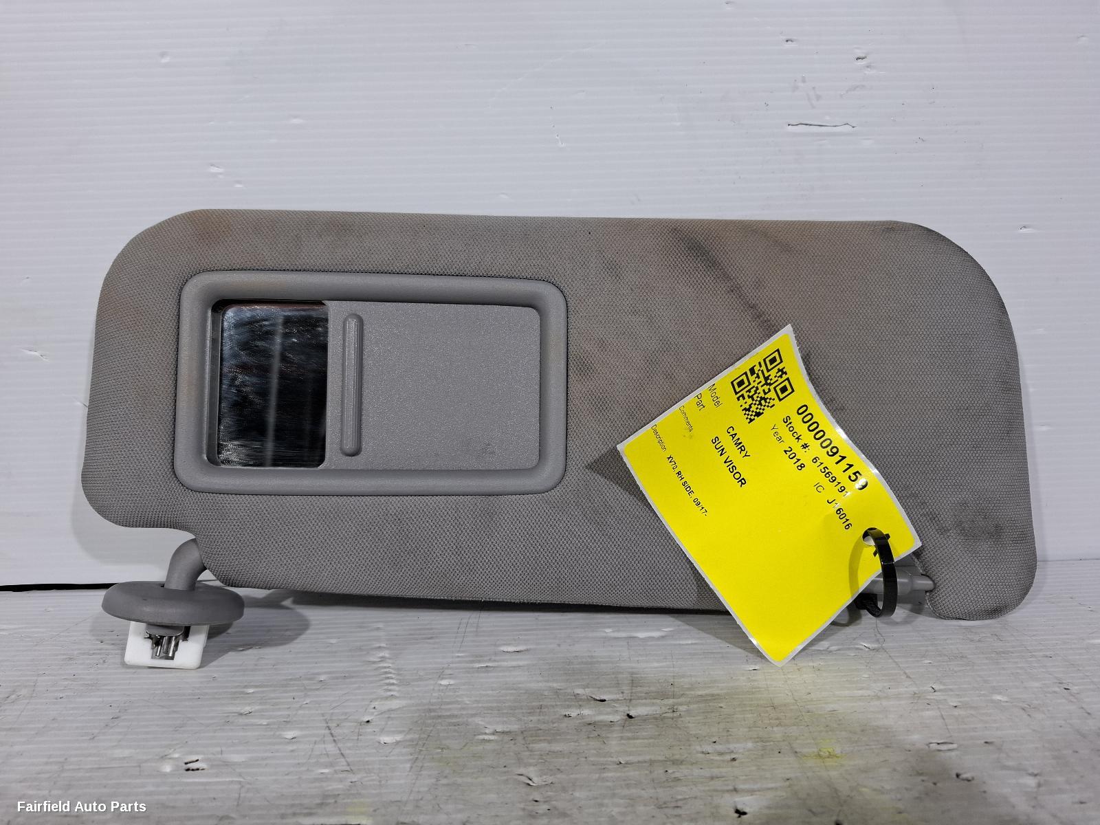 2017-2024 Toyota Camry Sunvisor