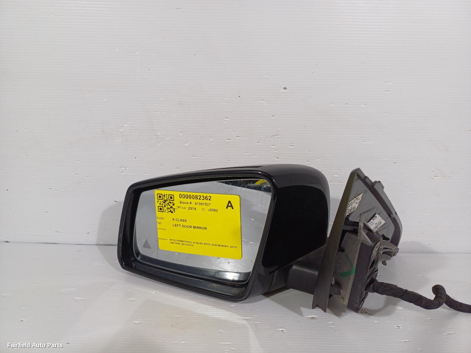 2012-2018 Mercedes A Class Left Door Mirror