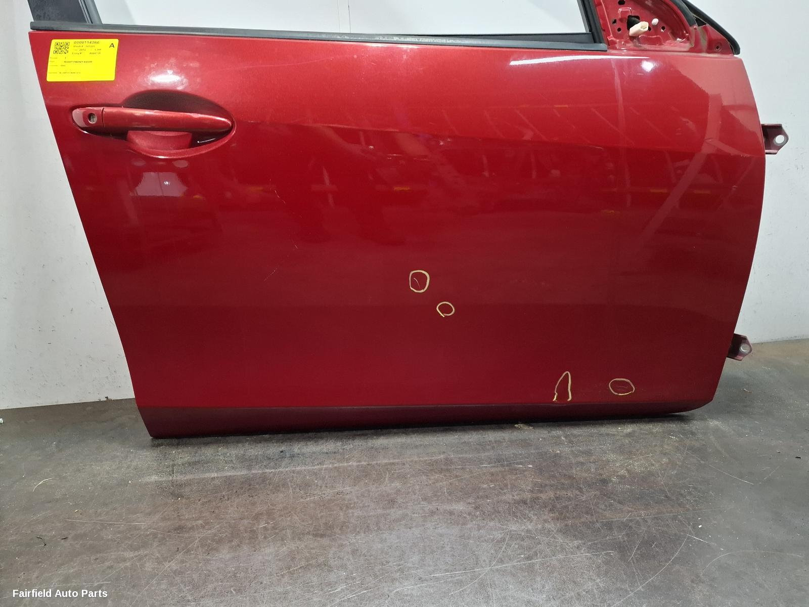 2009-2013 Mazda 3 Right Front Door