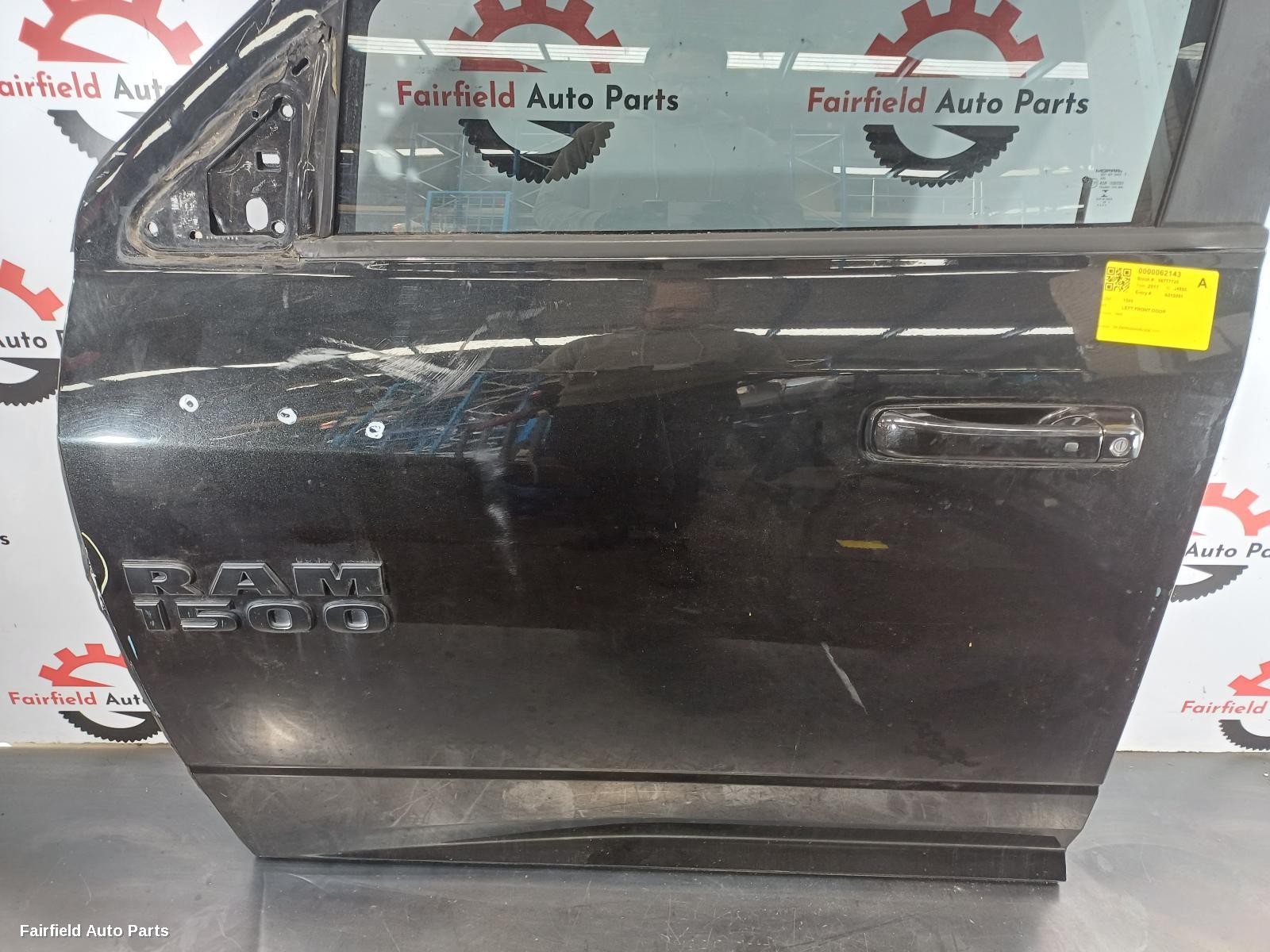 2017-2023 Ram 1500 Left Front Door