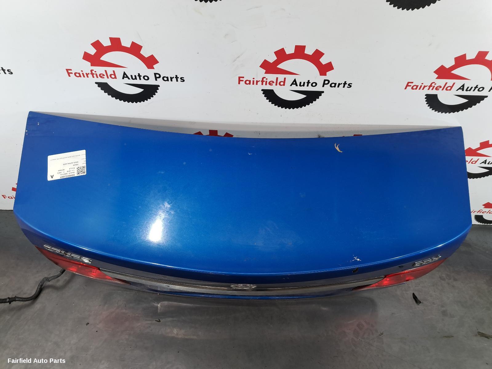 2010 Holden Cruze Bootlid Tailgate