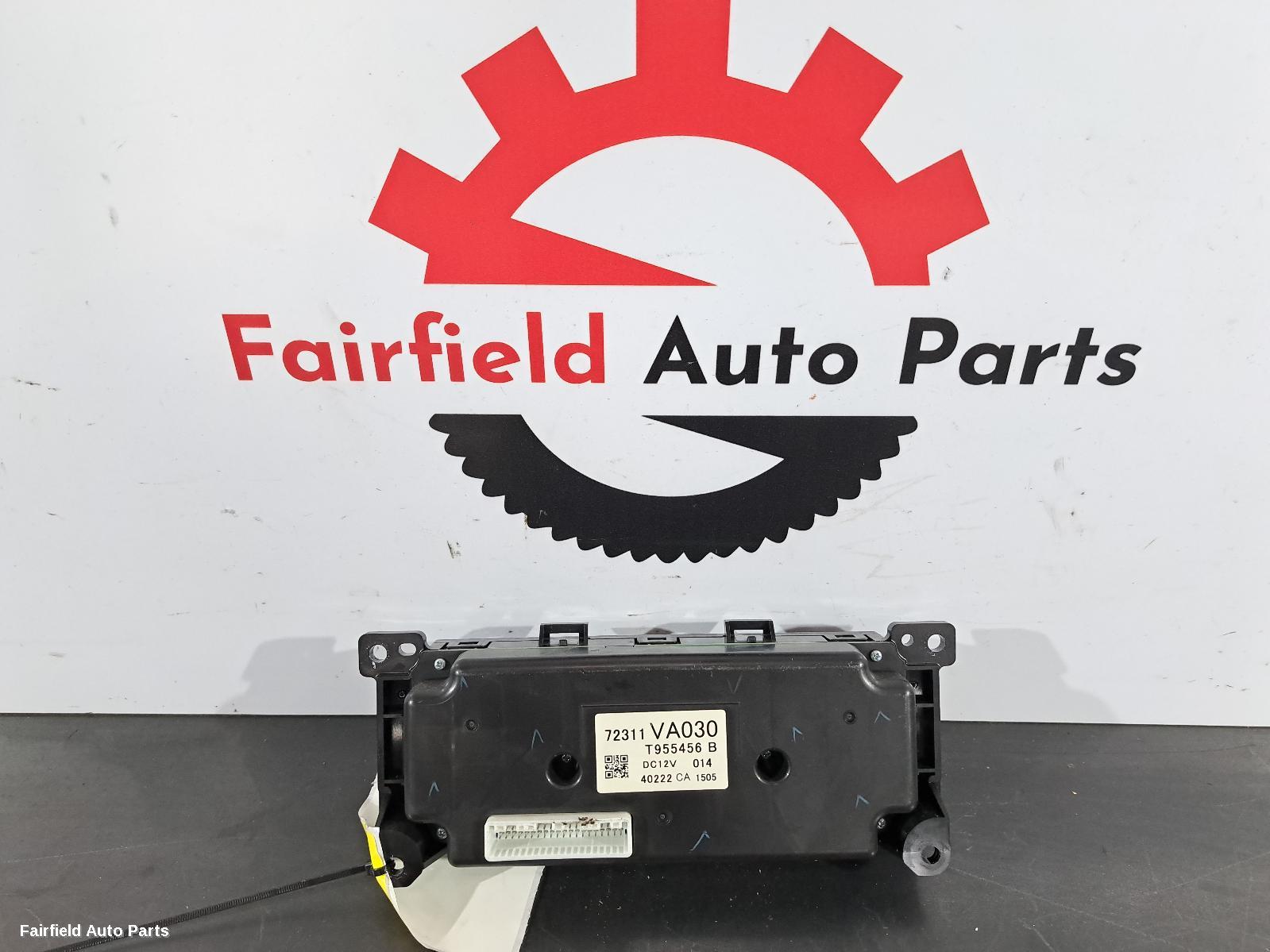 2014-2021 Subaru Wrx Heater Ac Controls