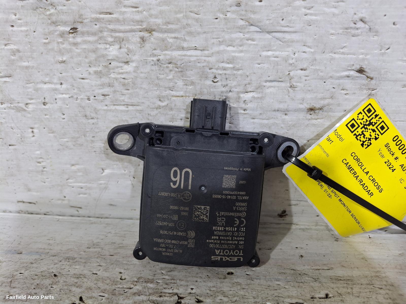 2022-2025 Toyota Corolla Cross Reverse Camera