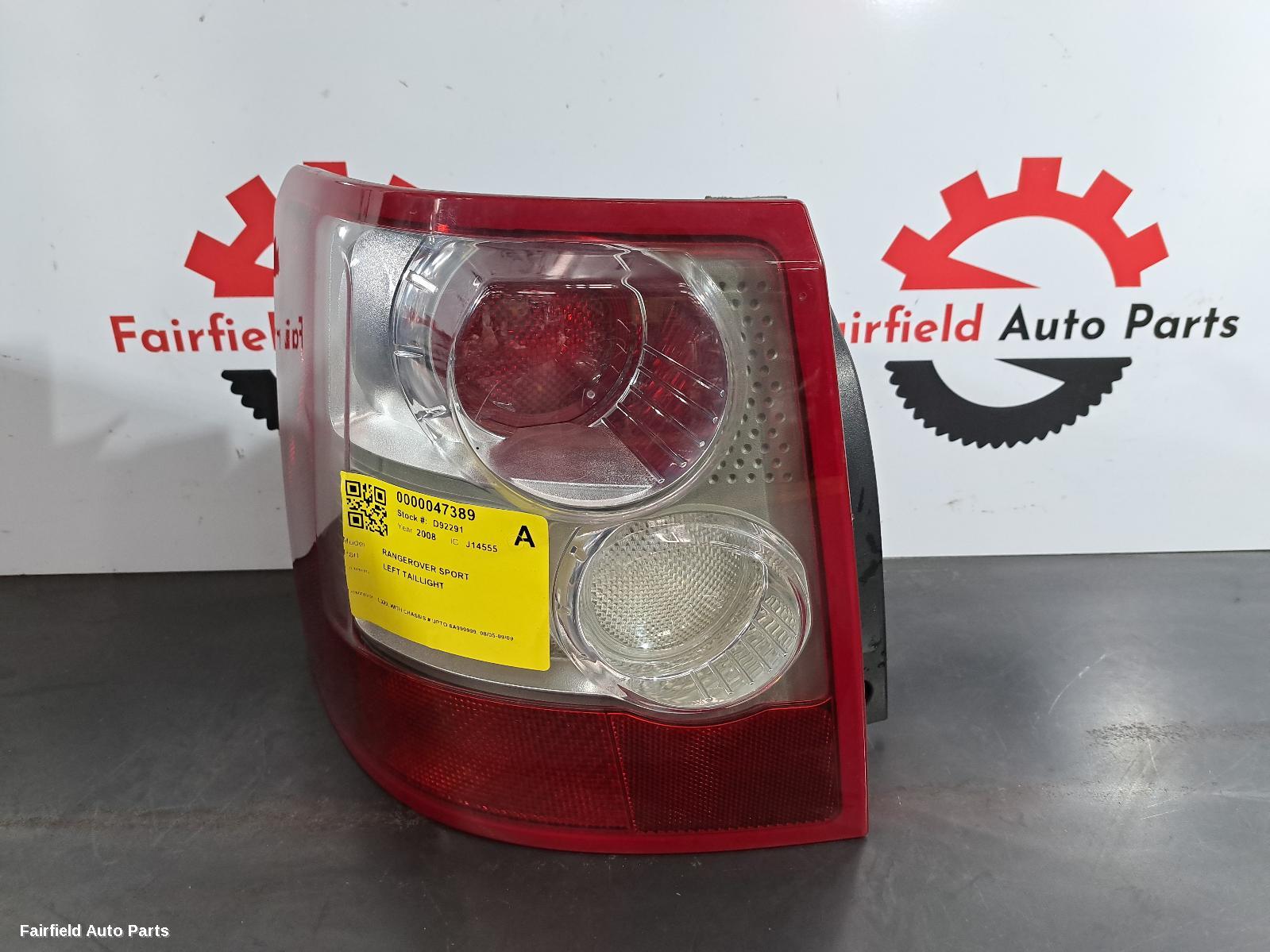 2005-2009 Land Rover Rangerover Sport Left Taillight