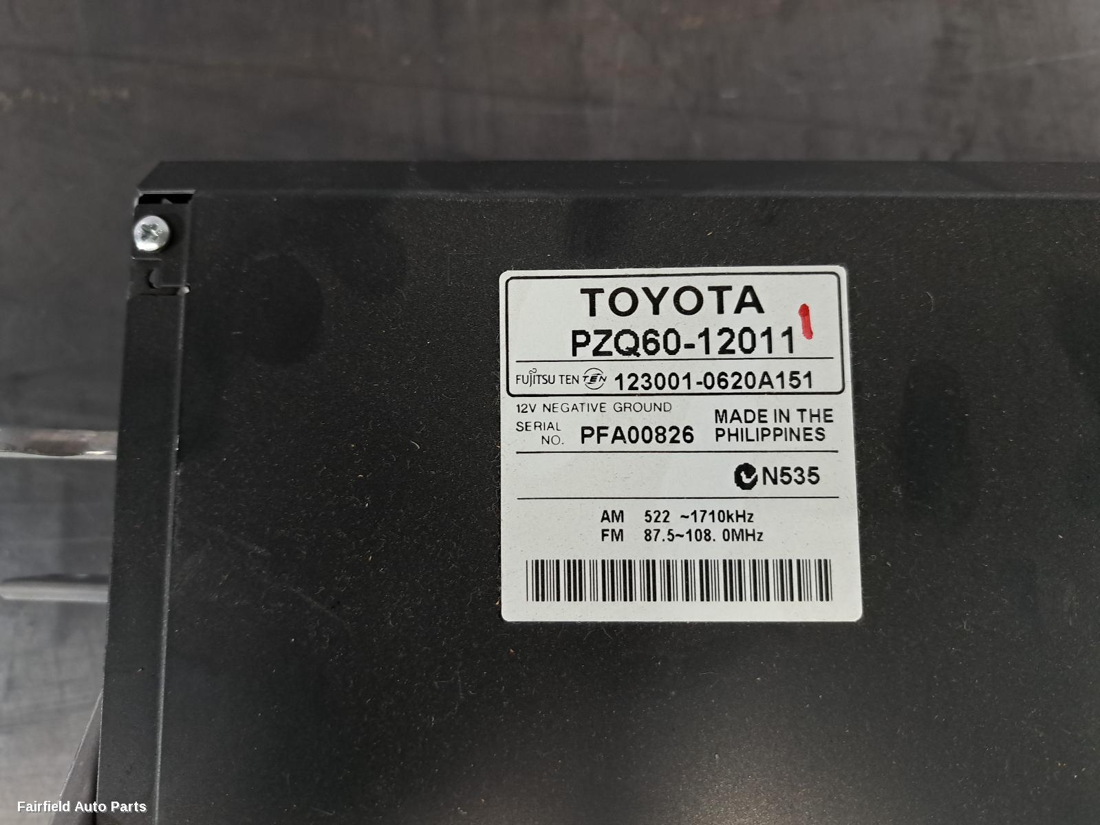 2007-2013 Toyota Corolla Radio Cd Dvd Sat Tv