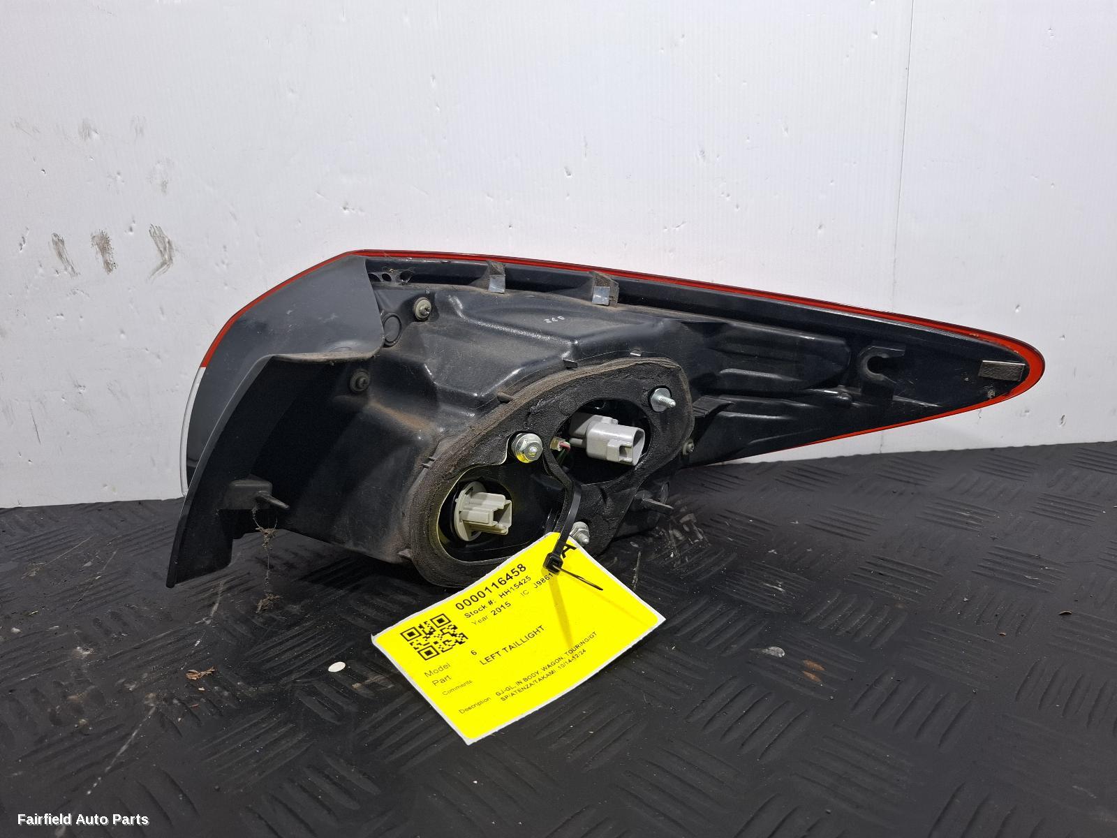 2014-2024 Mazda 6 Left Taillight