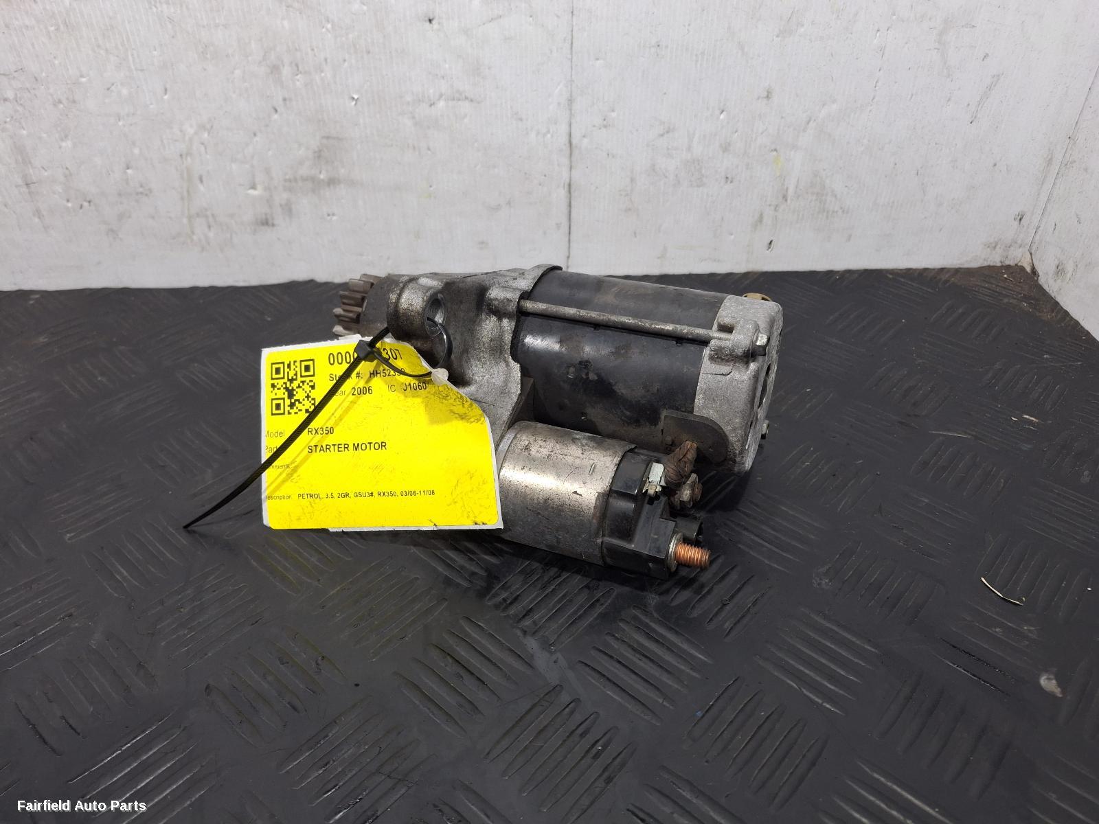 2006-2008 Lexus Rx Series Starter