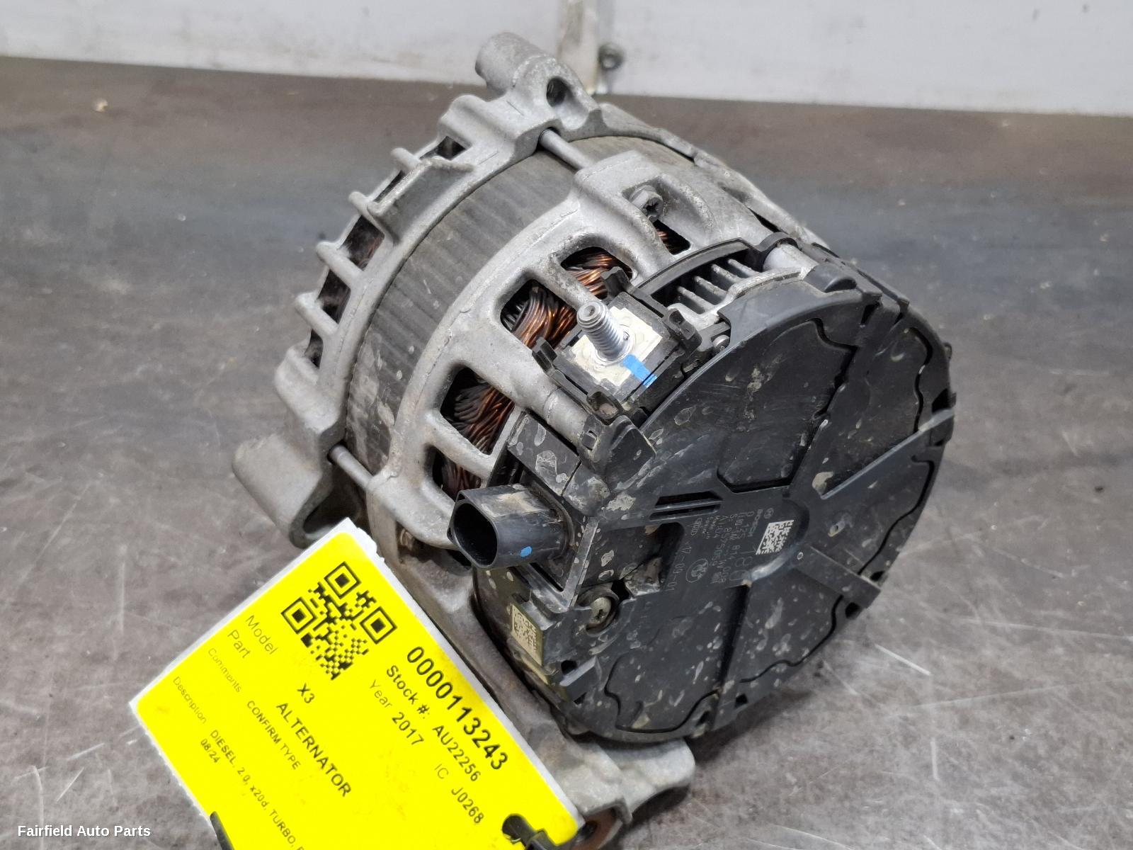 2017-2024 Bmw X3 Alternator