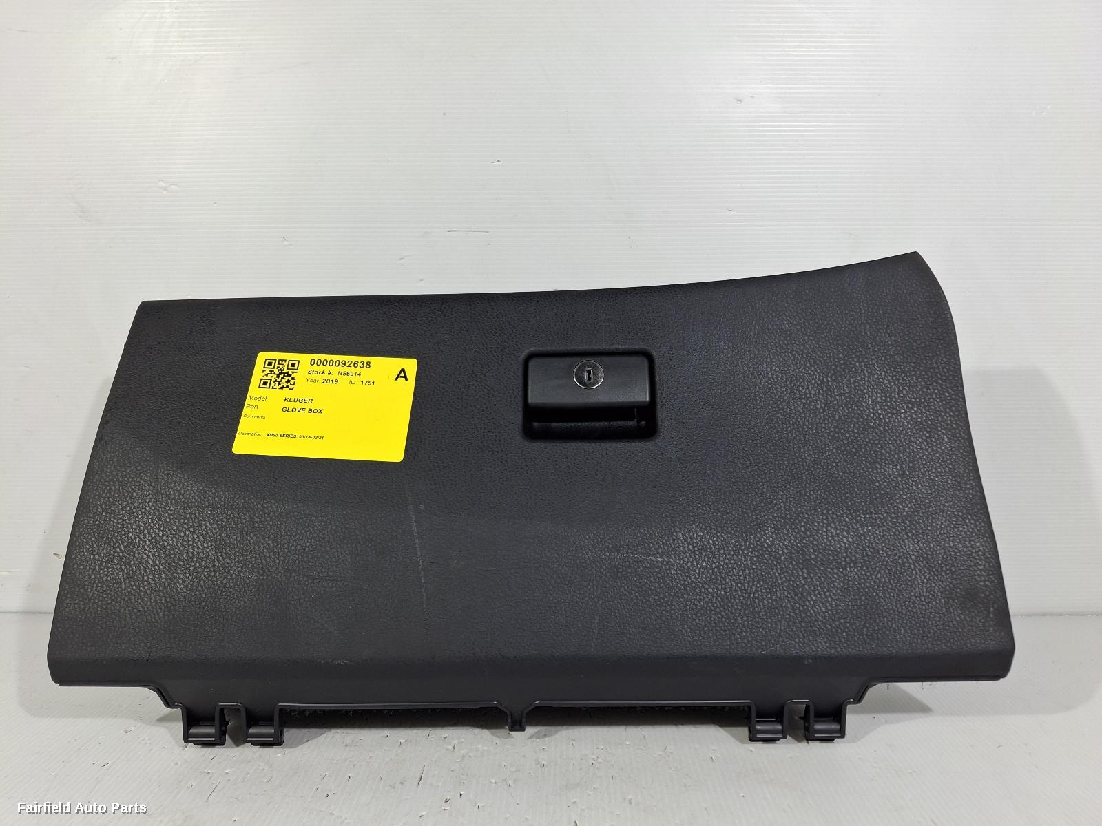 2014-2021 Toyota Kluger Glove Box