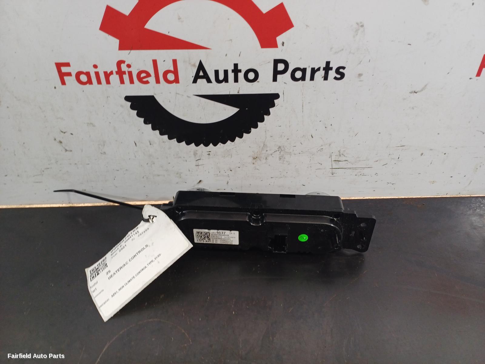2017-2024 Mg Zs Heater Ac Controls