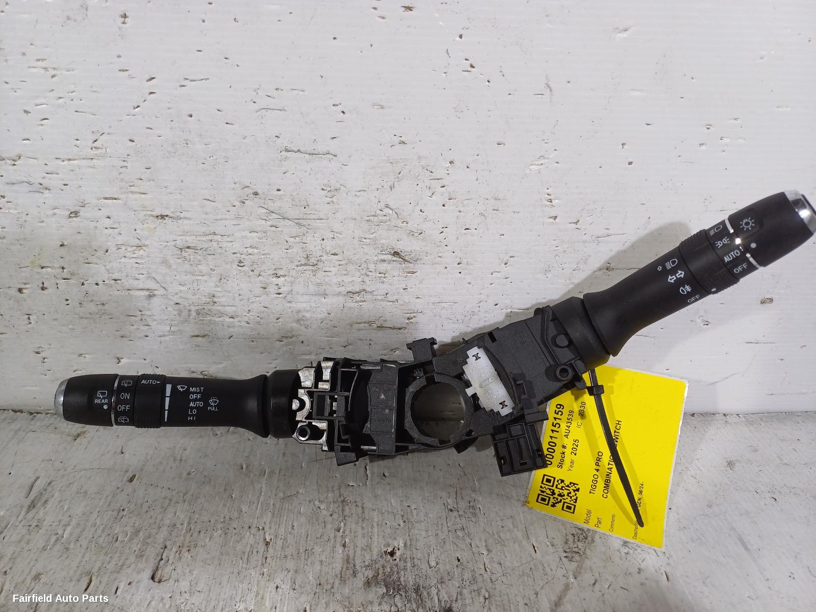 2024-2026 Chery Tiggo 4 Pro Combination Switch