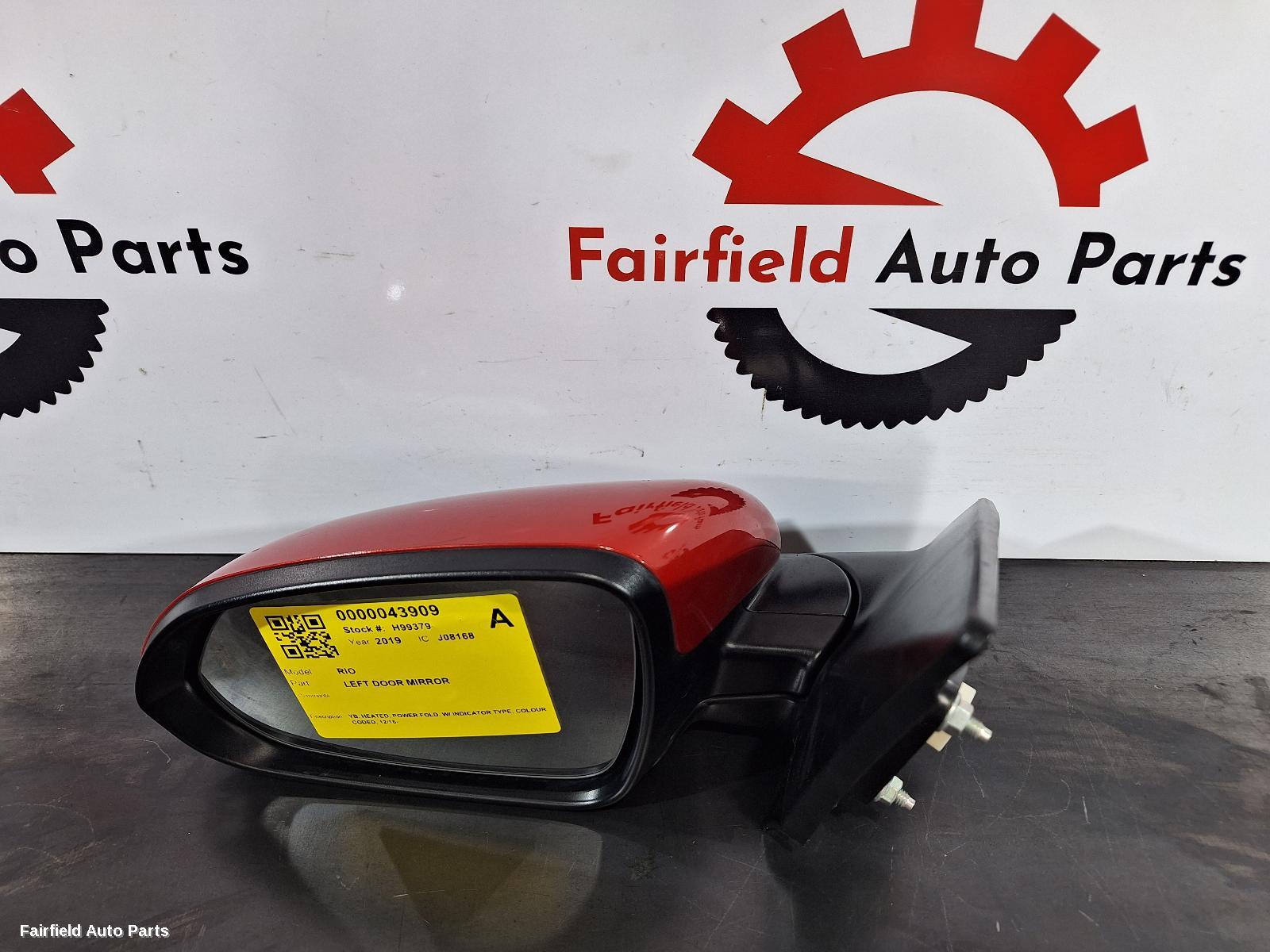 2016-2023 Kia Rio Left Door Mirror