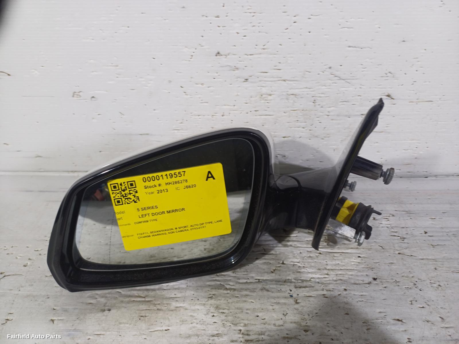 2013-2017 Bmw 5 Series Left Door Mirror