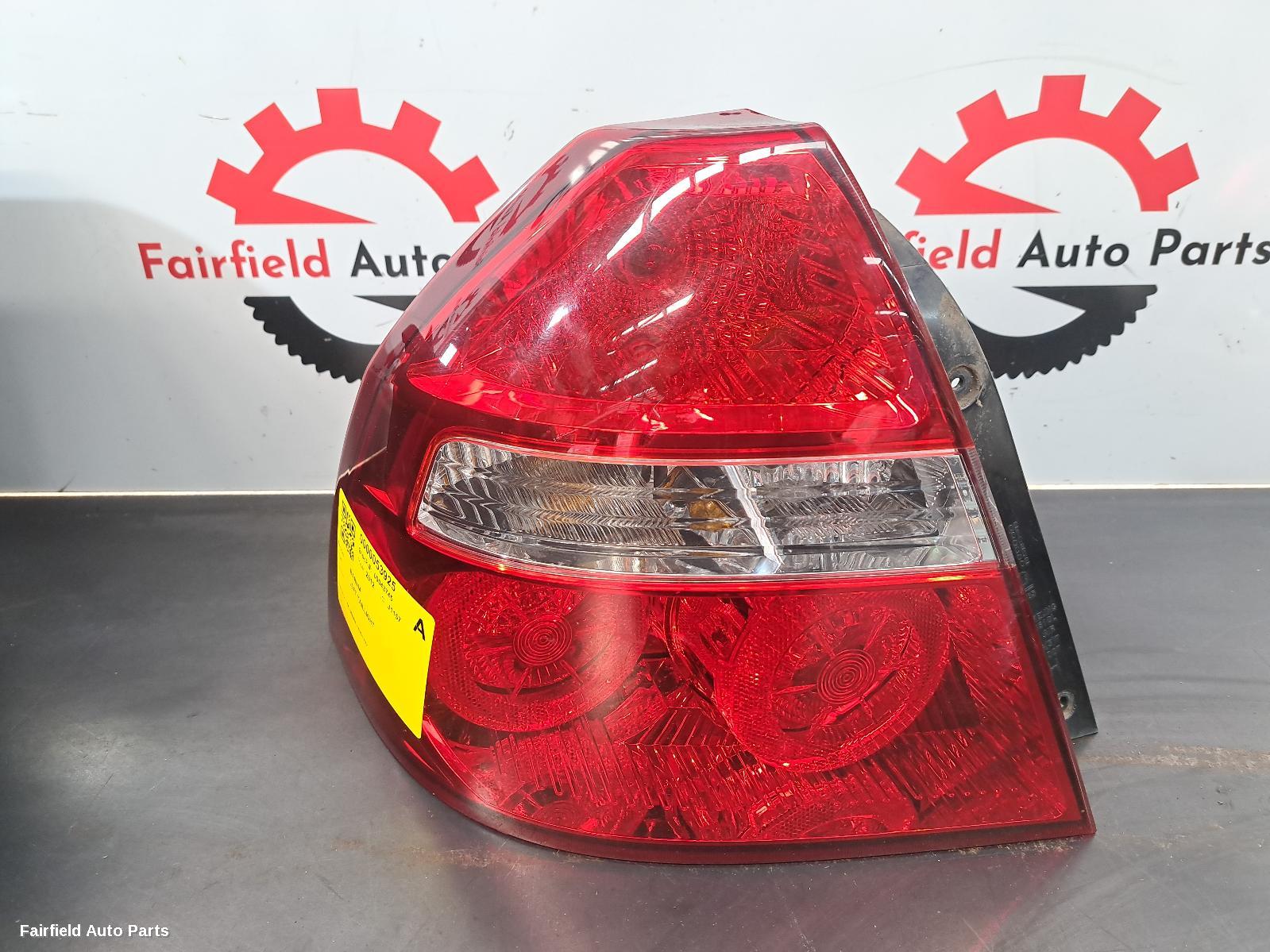 2012 Holden Barina Left Taillight