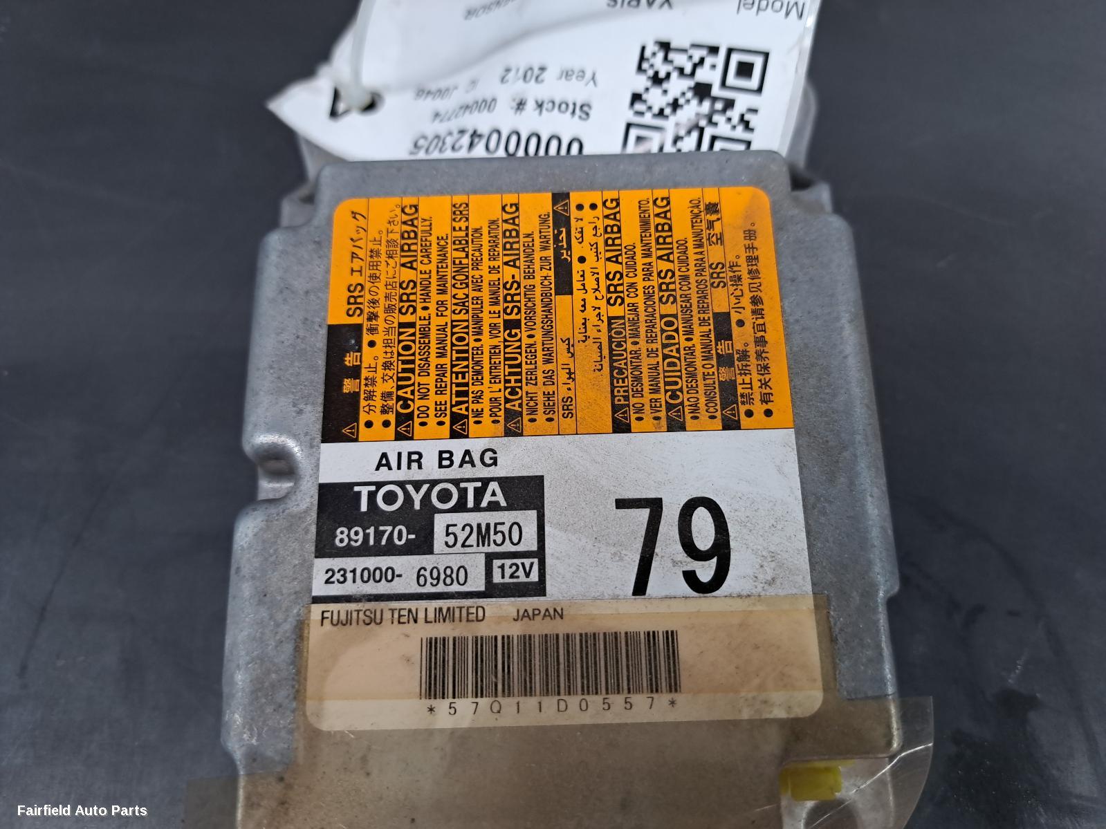 2011-2019 Toyota Yaris Airbag Module Sensor