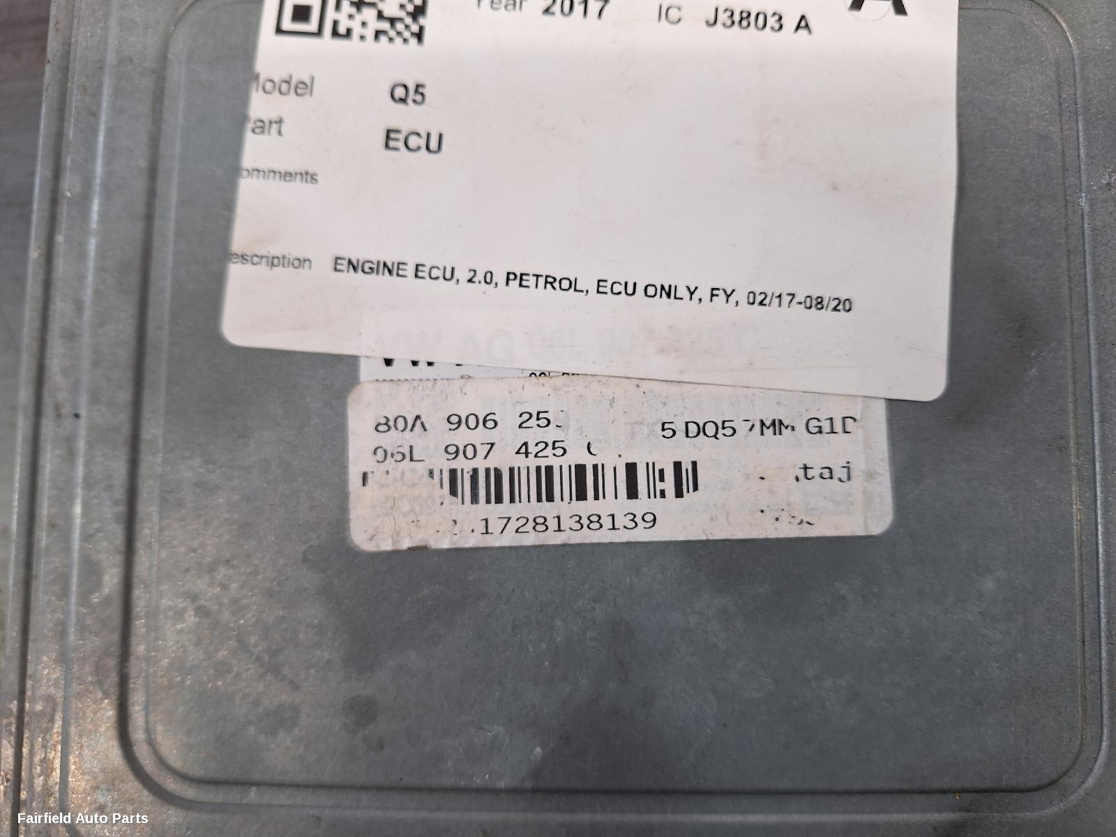 2017-2020 Audi Q5 Ecu