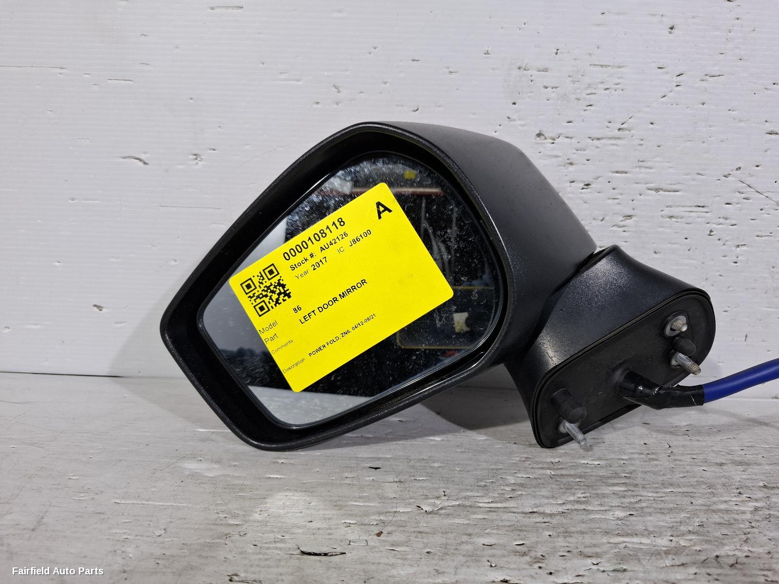 2012-2021 Toyota 86 Left Door Mirror