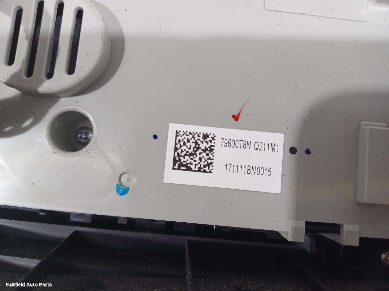 2014-2021 Honda Hrv Heater Ac Controls