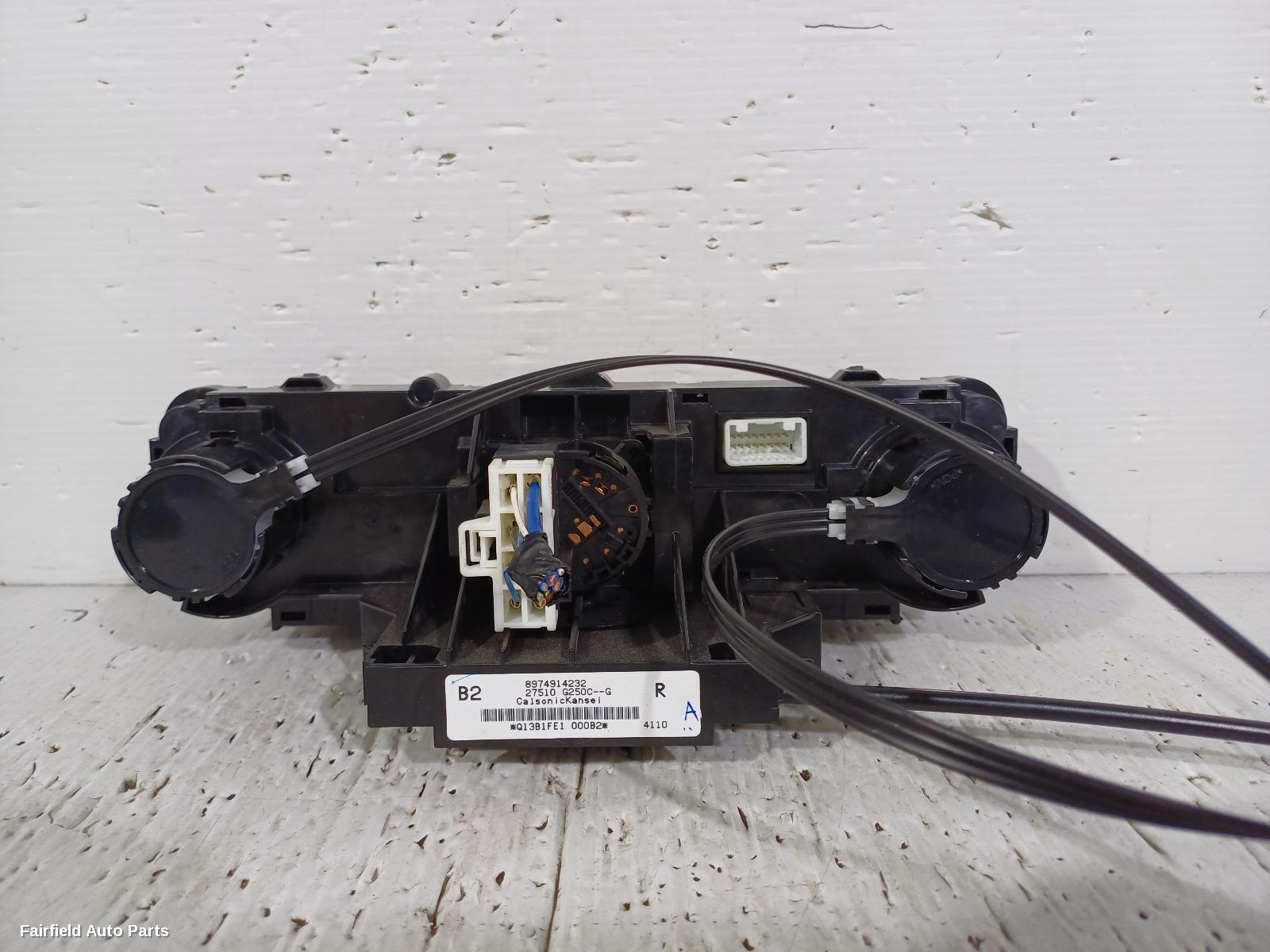 2020-2026 Mazda Bt50 Heater Ac Controls