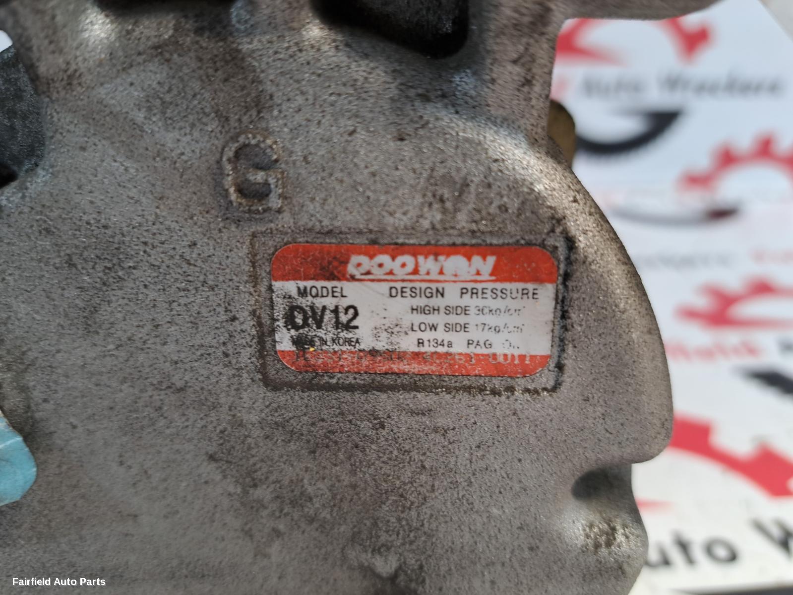 2014 Hyundai I20 A C Compressor
