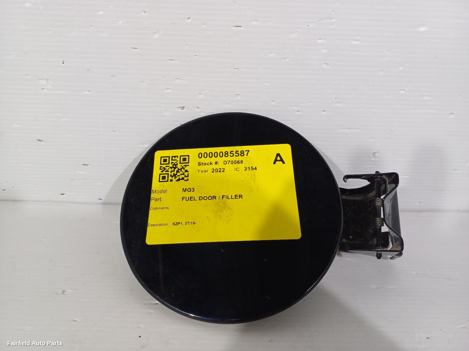 2016-2024 Mg Mg3 Fuel Door Filler
