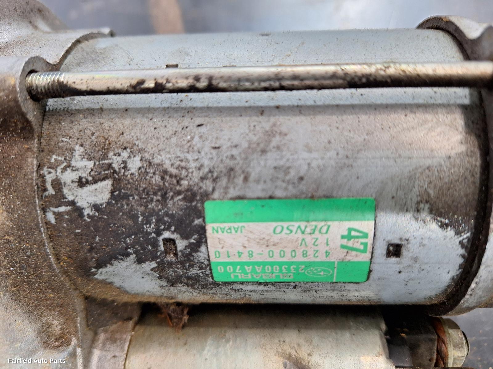 2011-2016 Subaru Impreza Starter