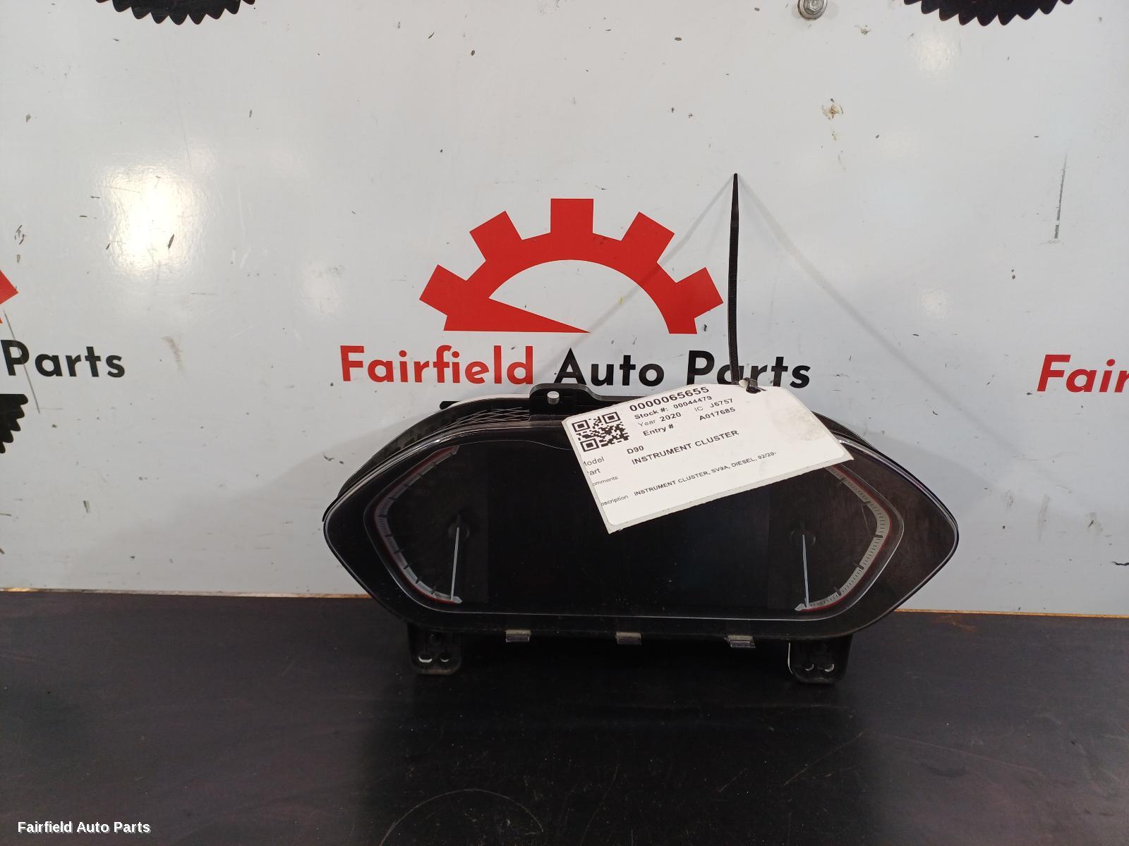 2020-2024 Ldv D90 Instrument Cluster