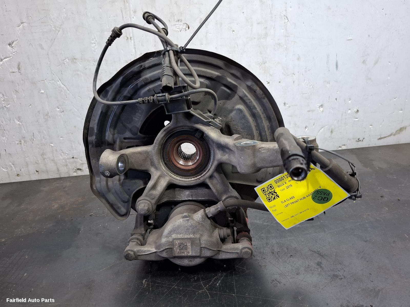 2013-2019 Mercedes Cla Class Left Front Hub Assembly