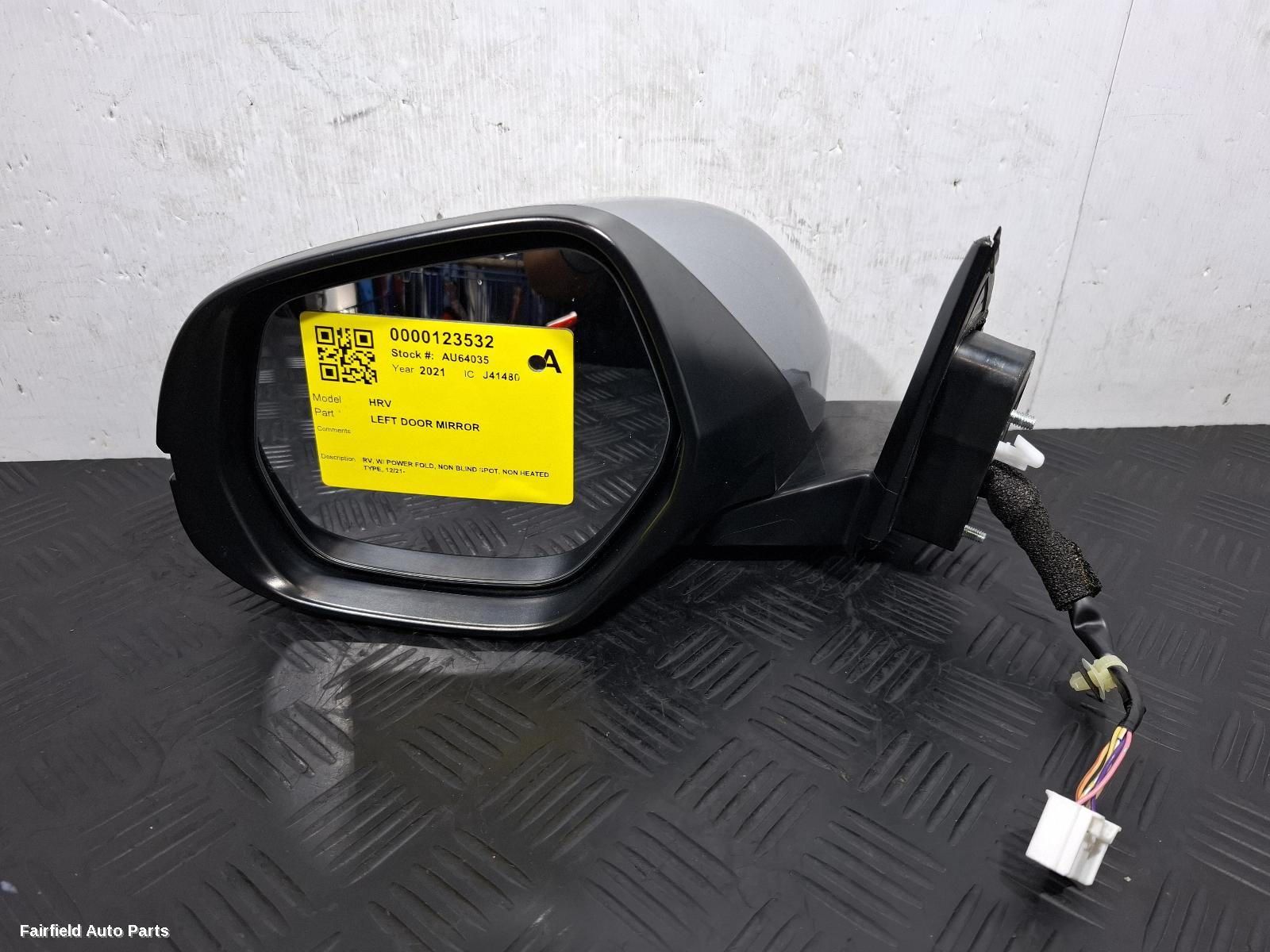 2021-2026 Honda Hrv Left Door Mirror