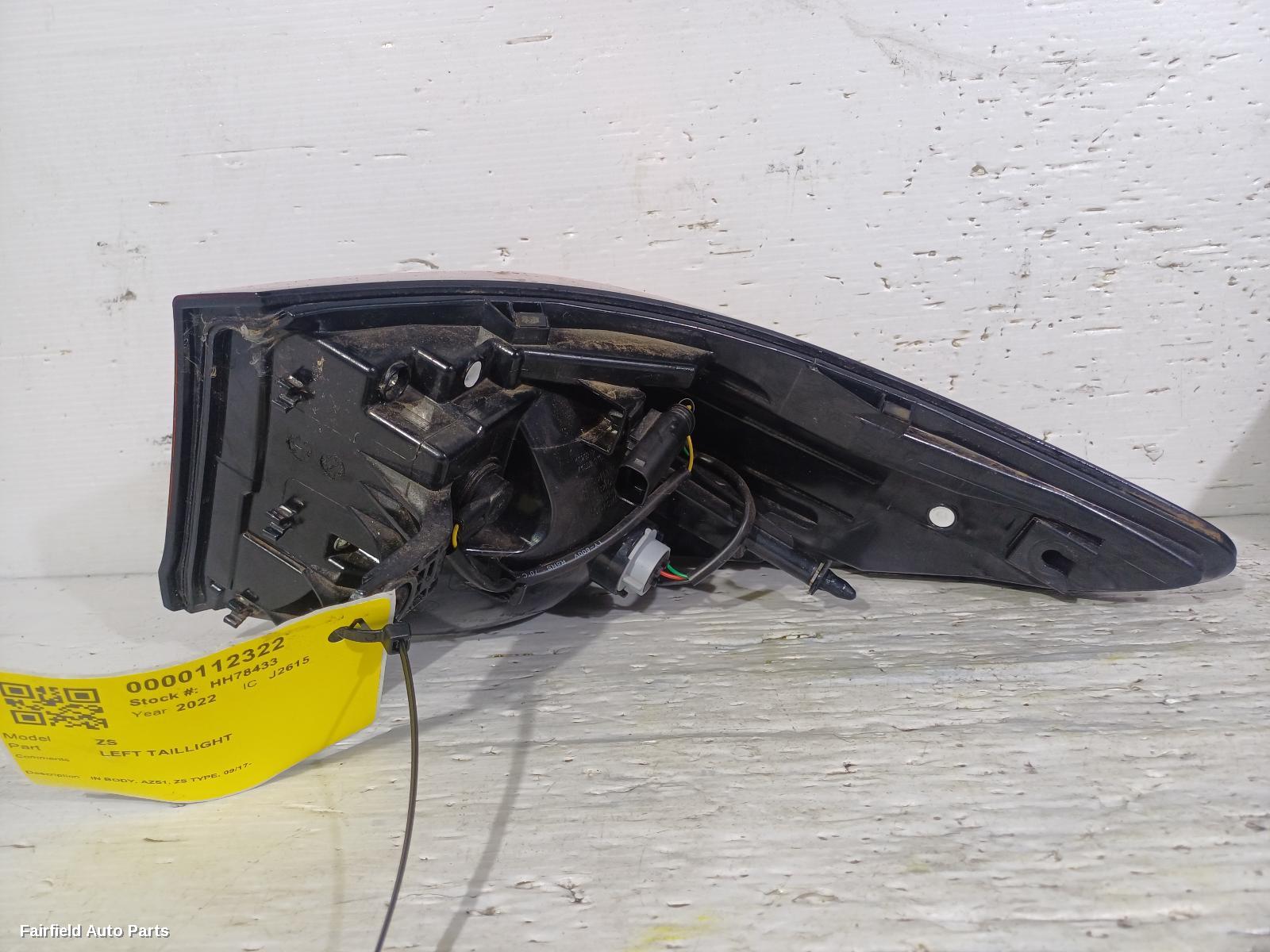 2017-2024 Mg Zs Left Taillight