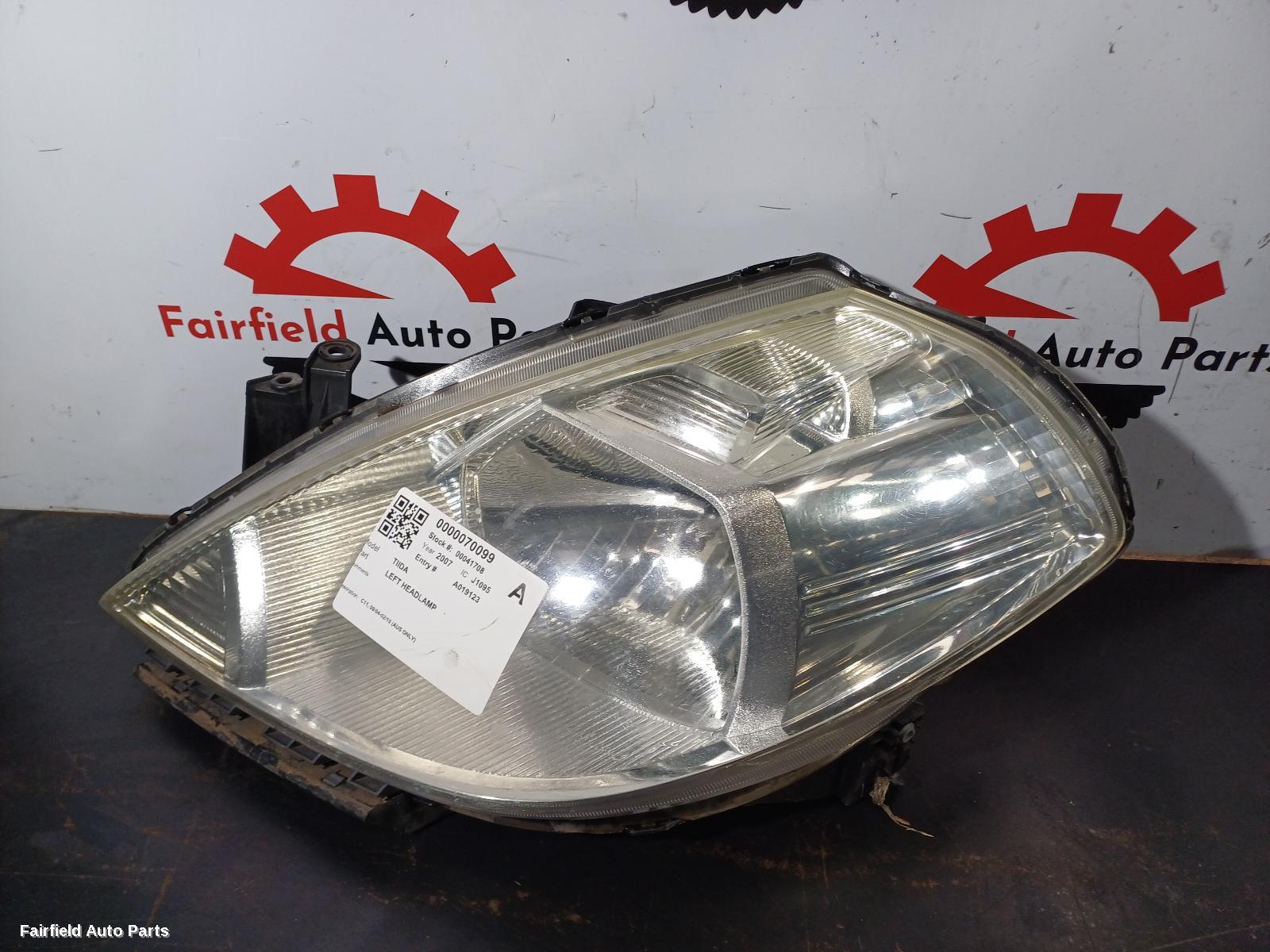 2004-2010 Nissan Tiida Left Headlamp