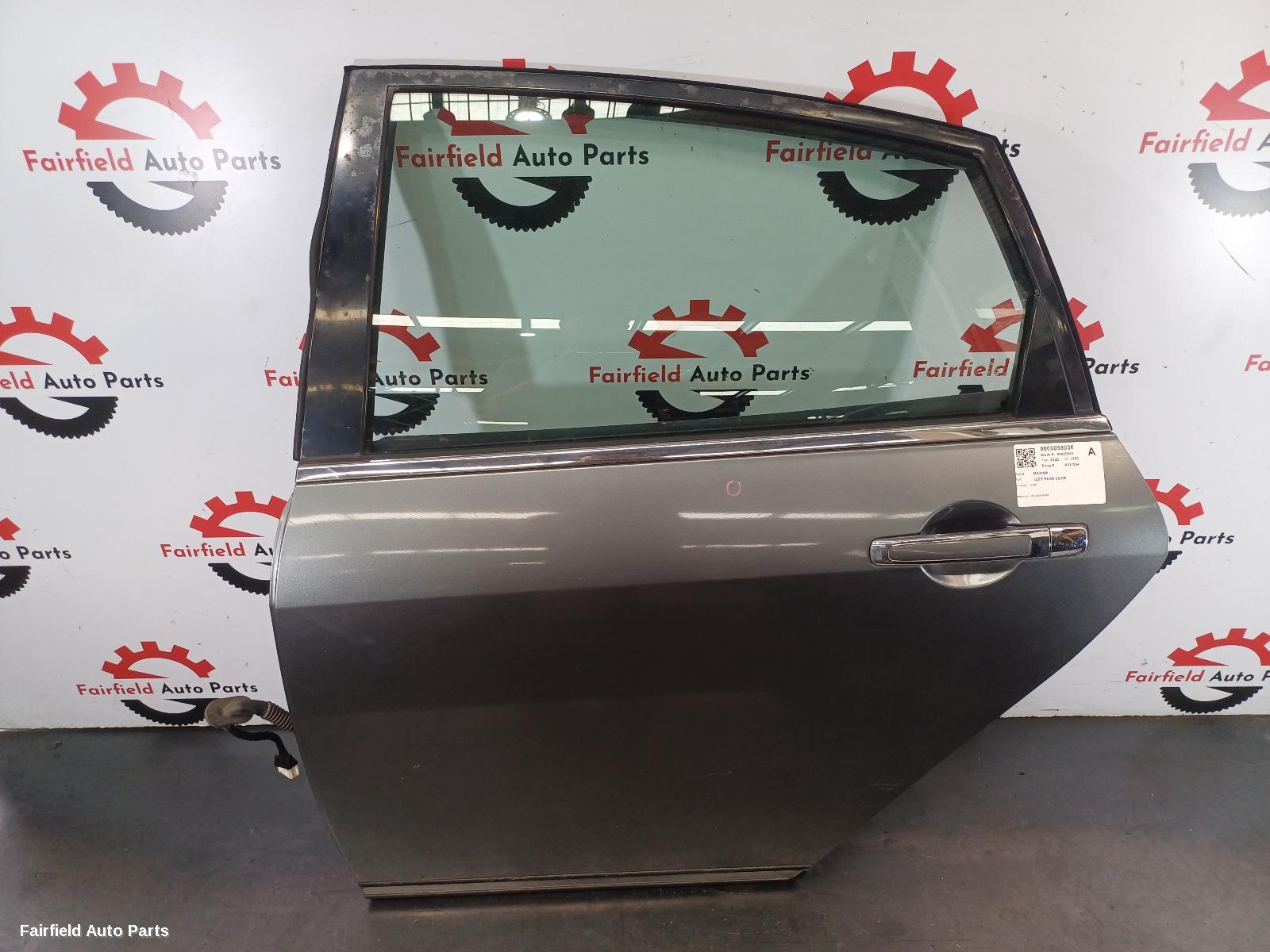 2002-2009 Nissan Maxima Left Rear Door Sliding