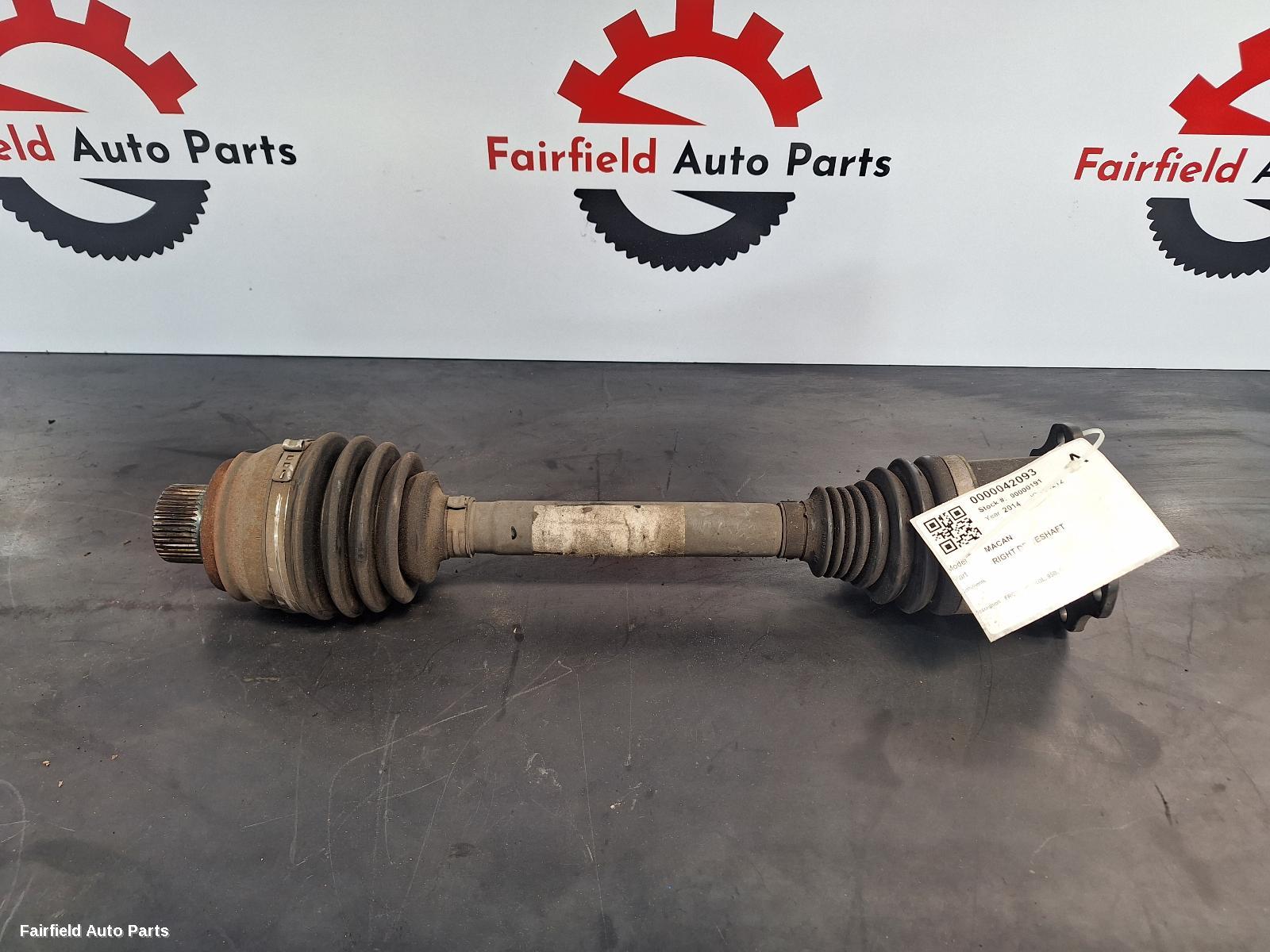 2014-2024 Porsche Macan Right Driveshaft