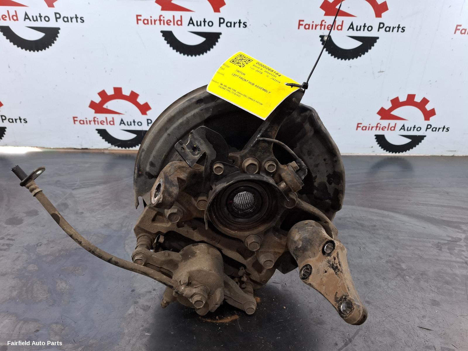 2019 Mitsubishi Triton Left Front Hub Assembly