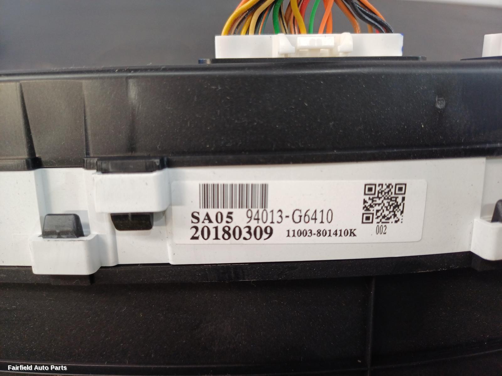 2017-2020 Kia Picanto Instrument Cluster