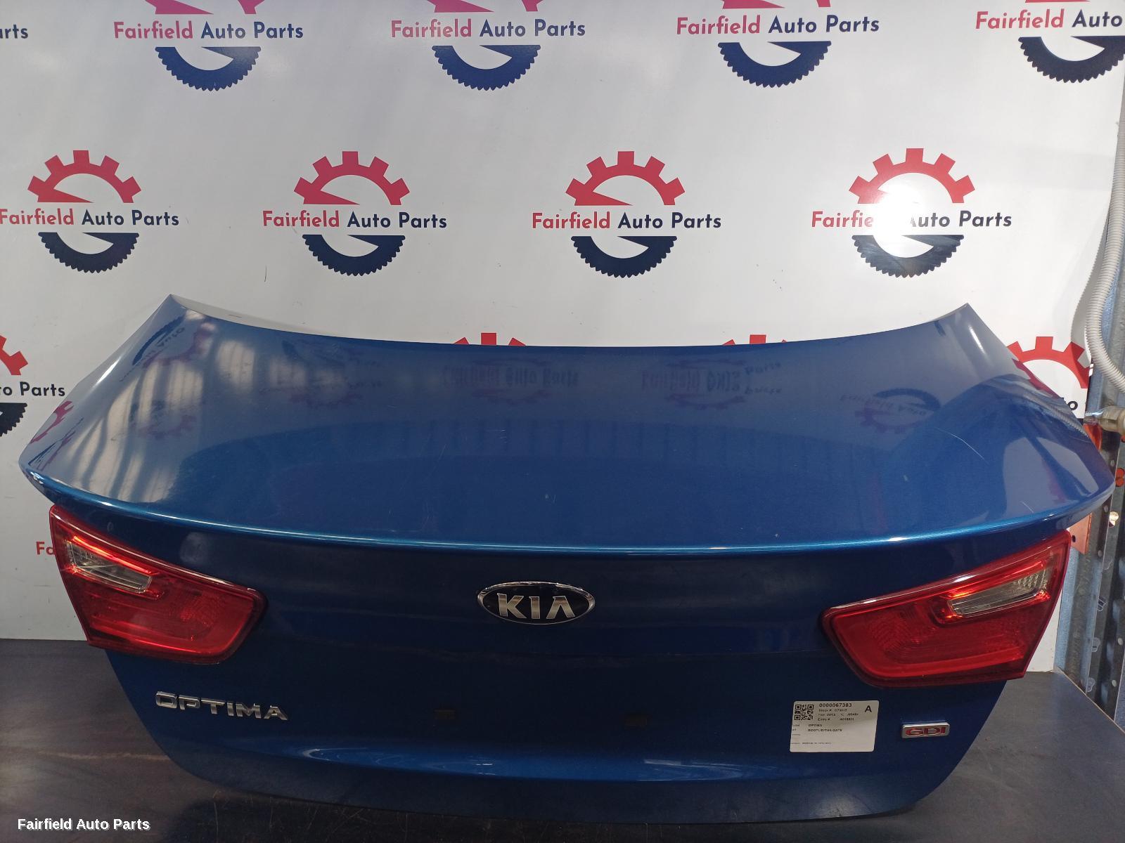 2013-2015 Kia Optima Bootlid Tailgate