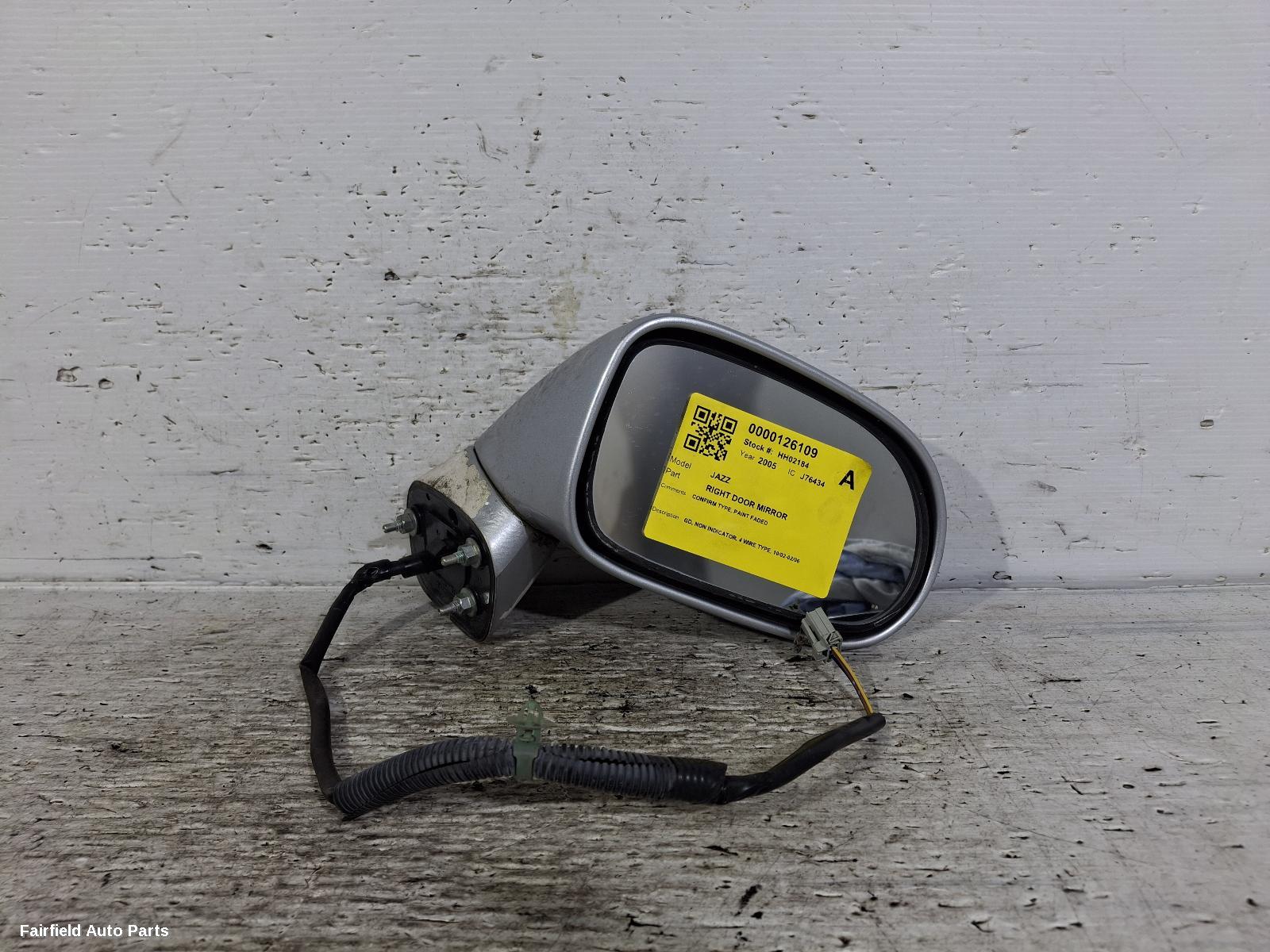2002-2006 Honda Jazz Right Door Mirror