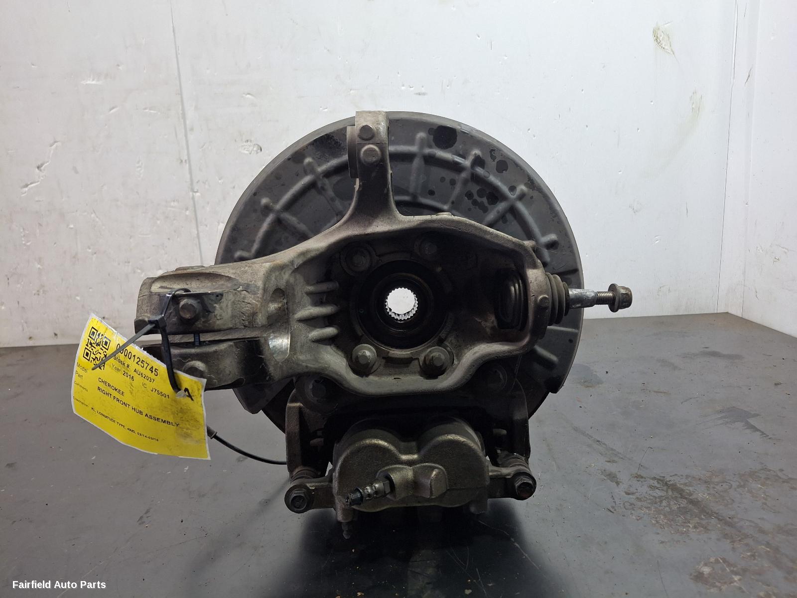 2014-2018 Jeep Cherokee Right Front Hub Assembly